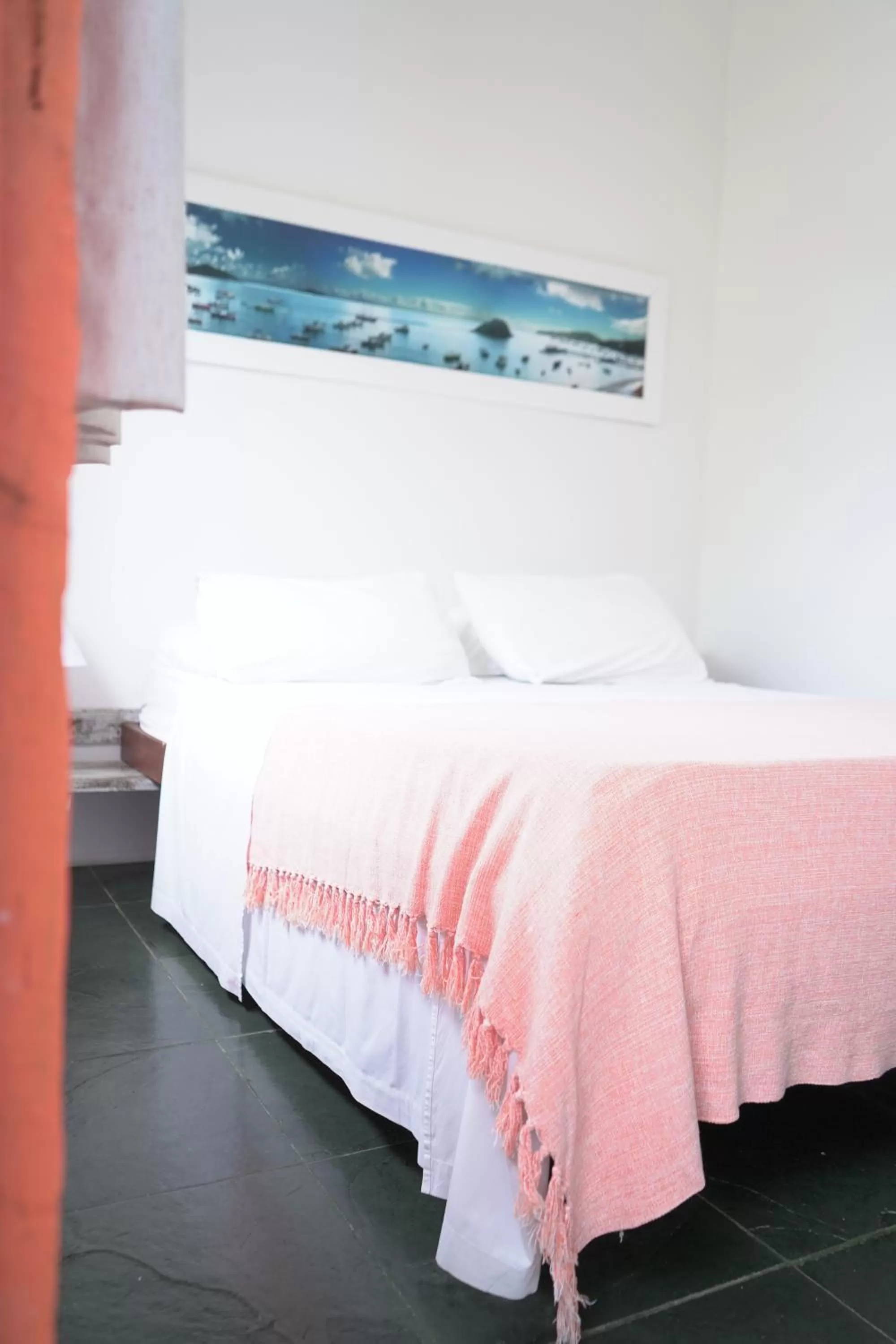 Bed in Pousada Manaaki