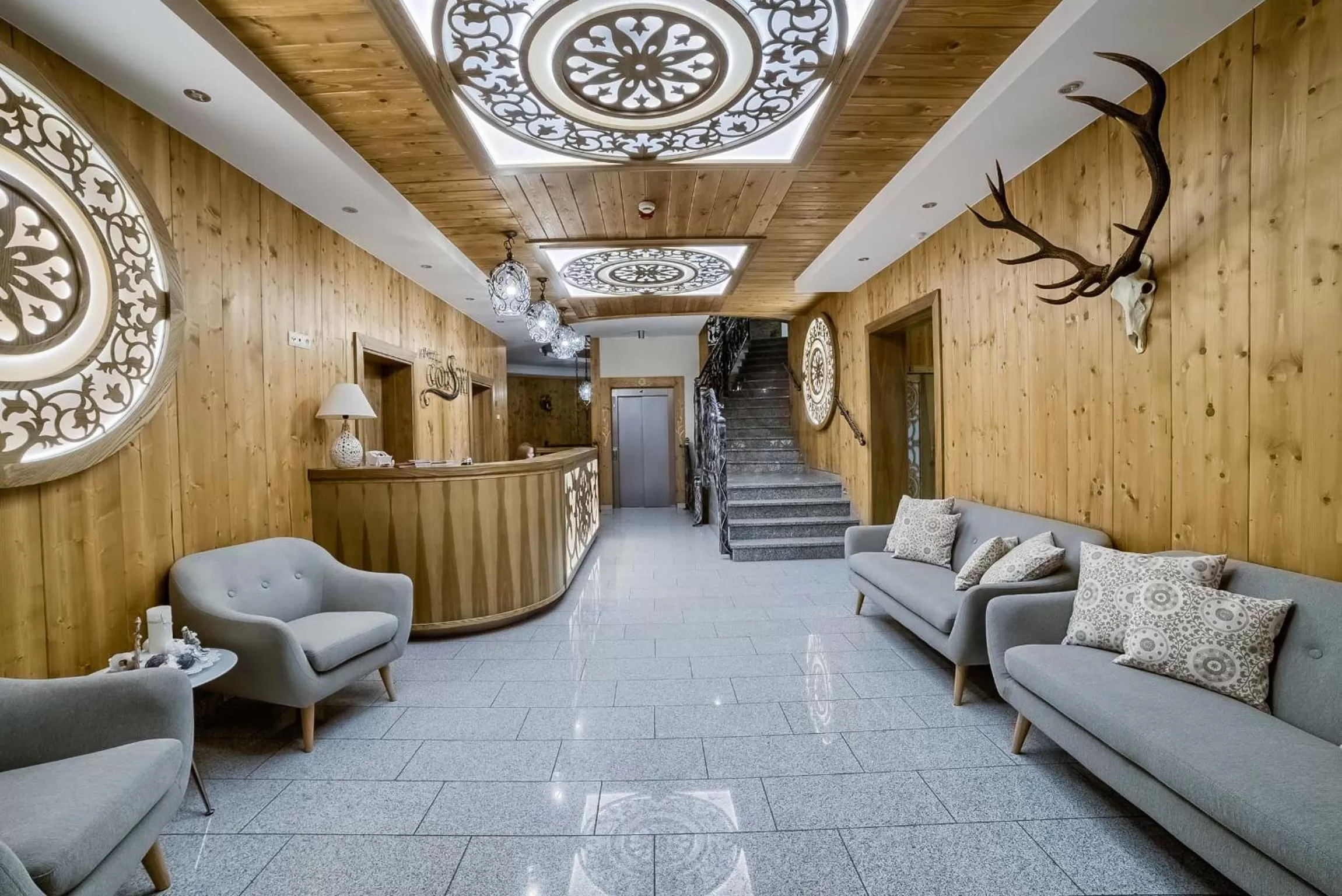 Lobby or reception in Hotel Górski