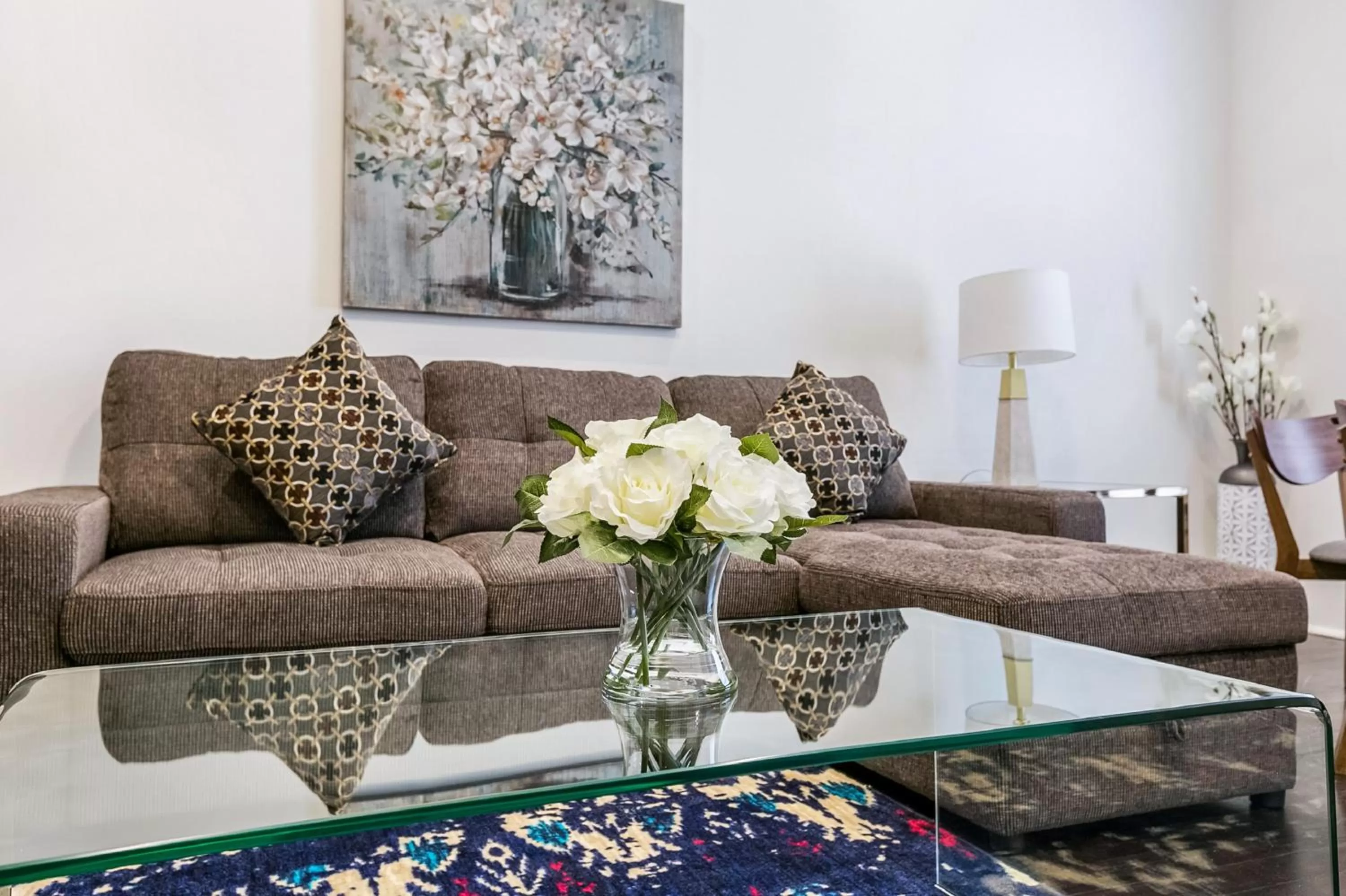 Living room in 1 and 2 BR Private Condos Steps Away From French Quarter