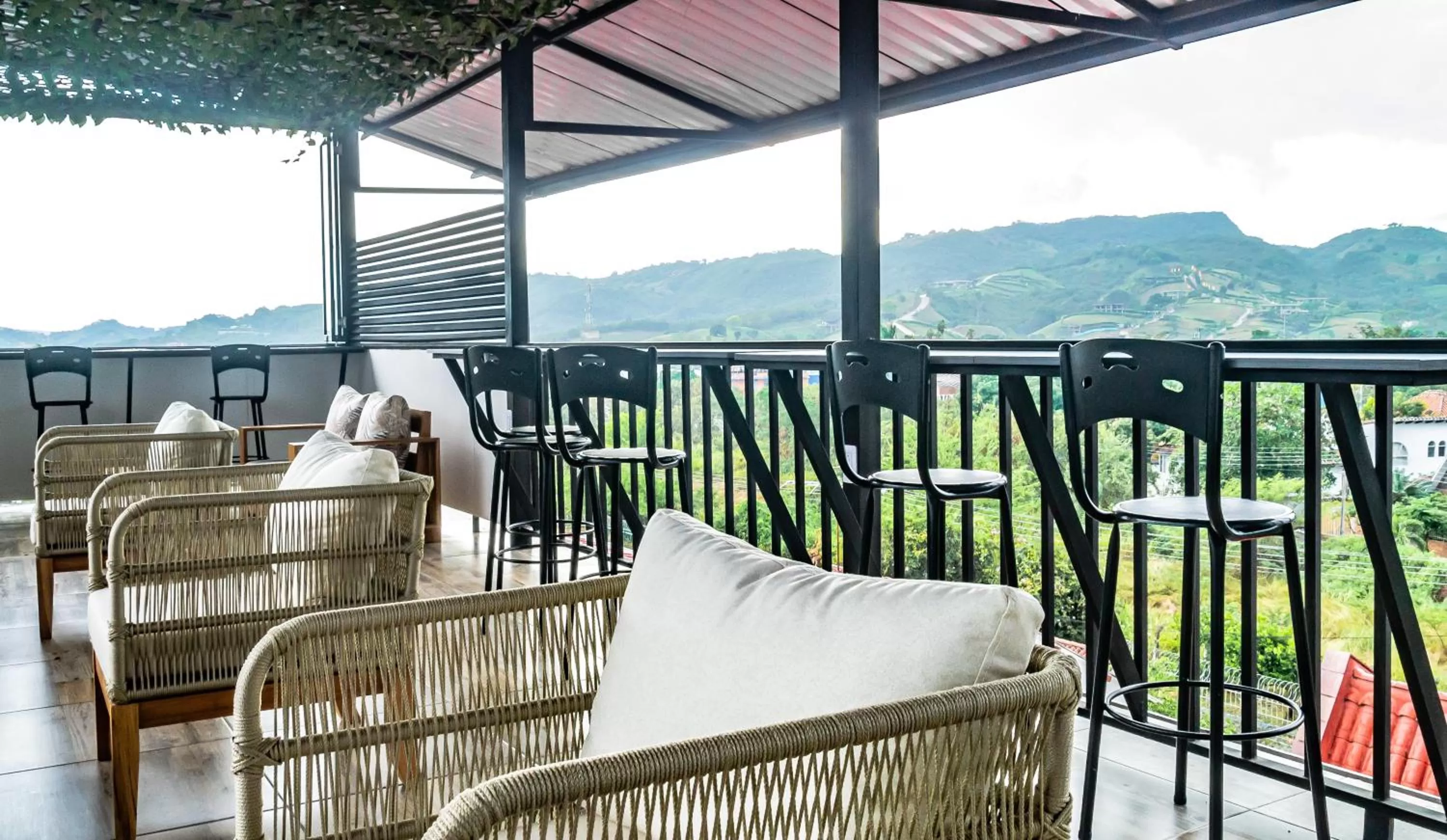 Balcony/Terrace in Hotel Le Falep