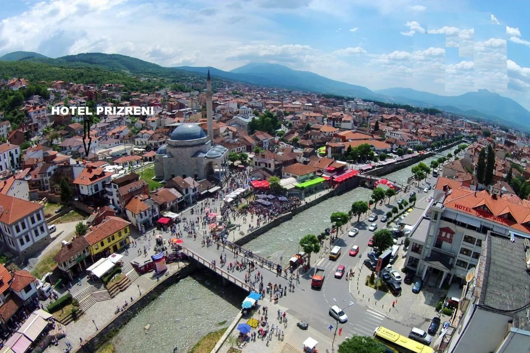 On site in Hotel Prizreni