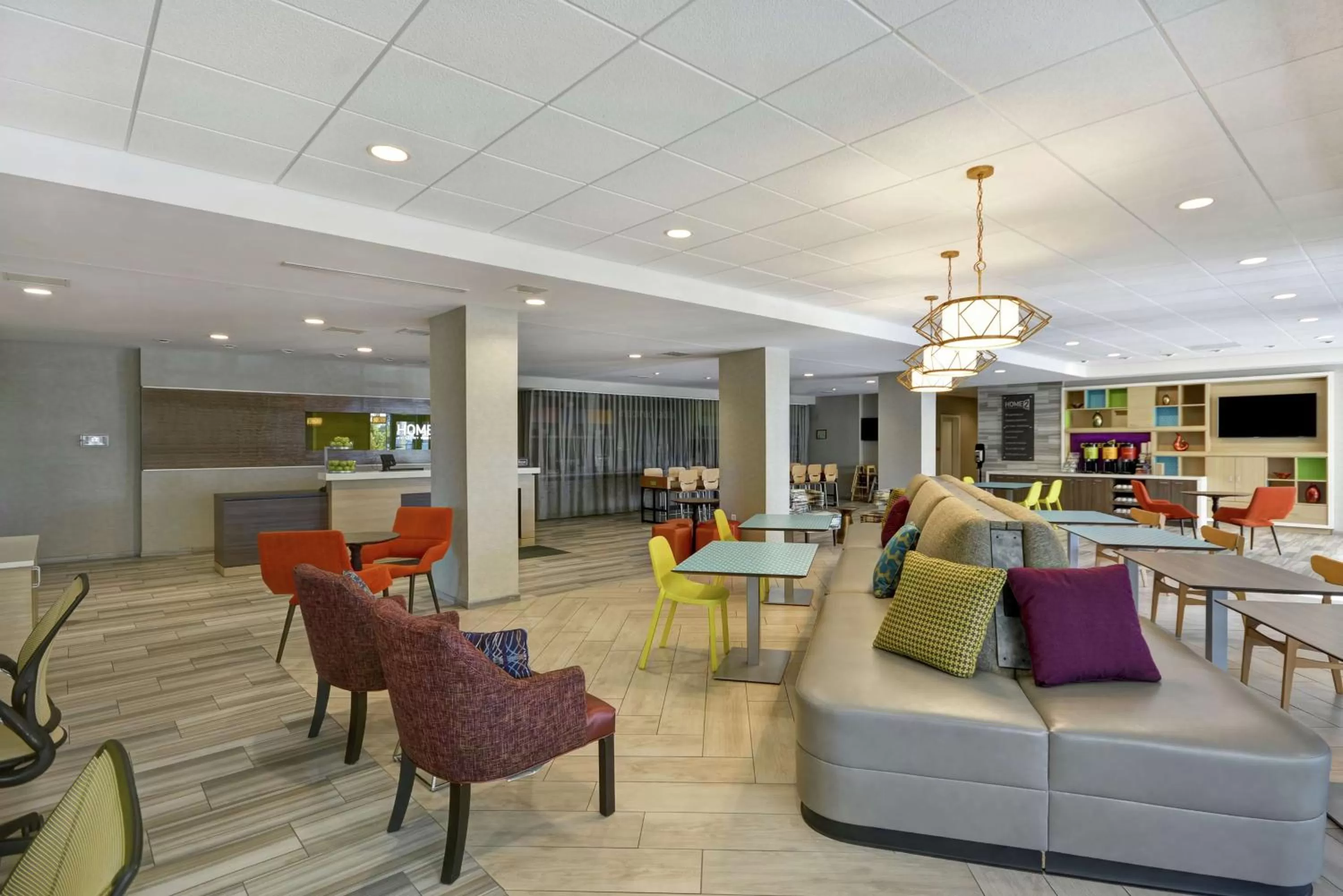 Lobby or reception in Home2 Suites By Hilton Clarksville Louisville North