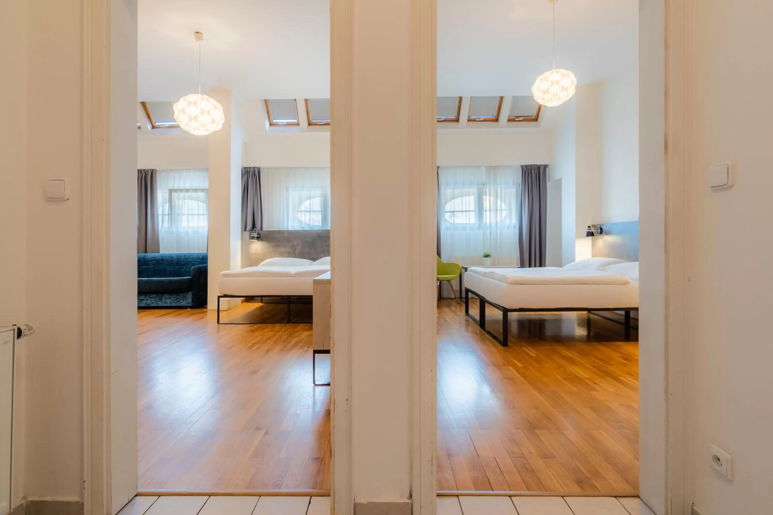 Bedroom, Bed in EA ApartHotel Melantrich