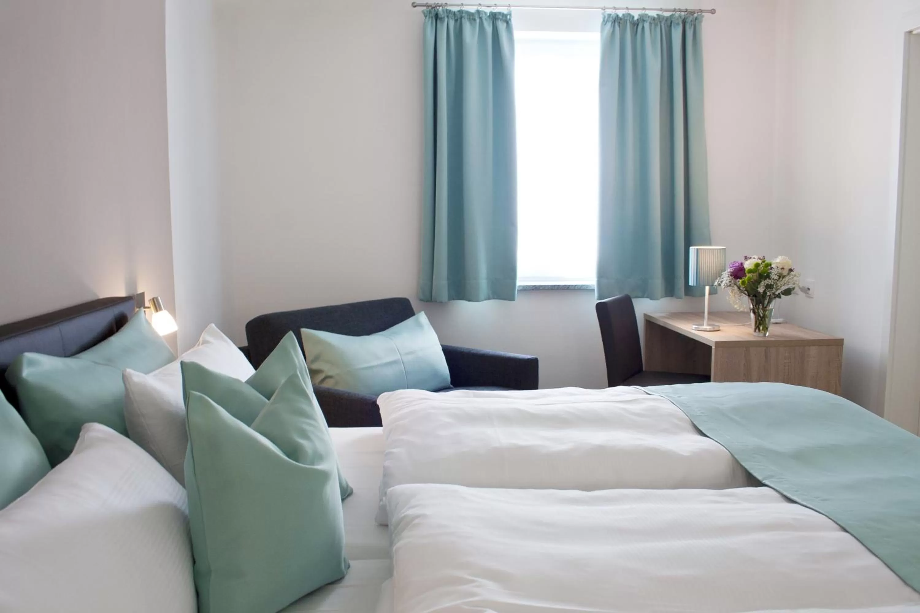 Photo of the whole room, Bed in Hotel Claro Garni