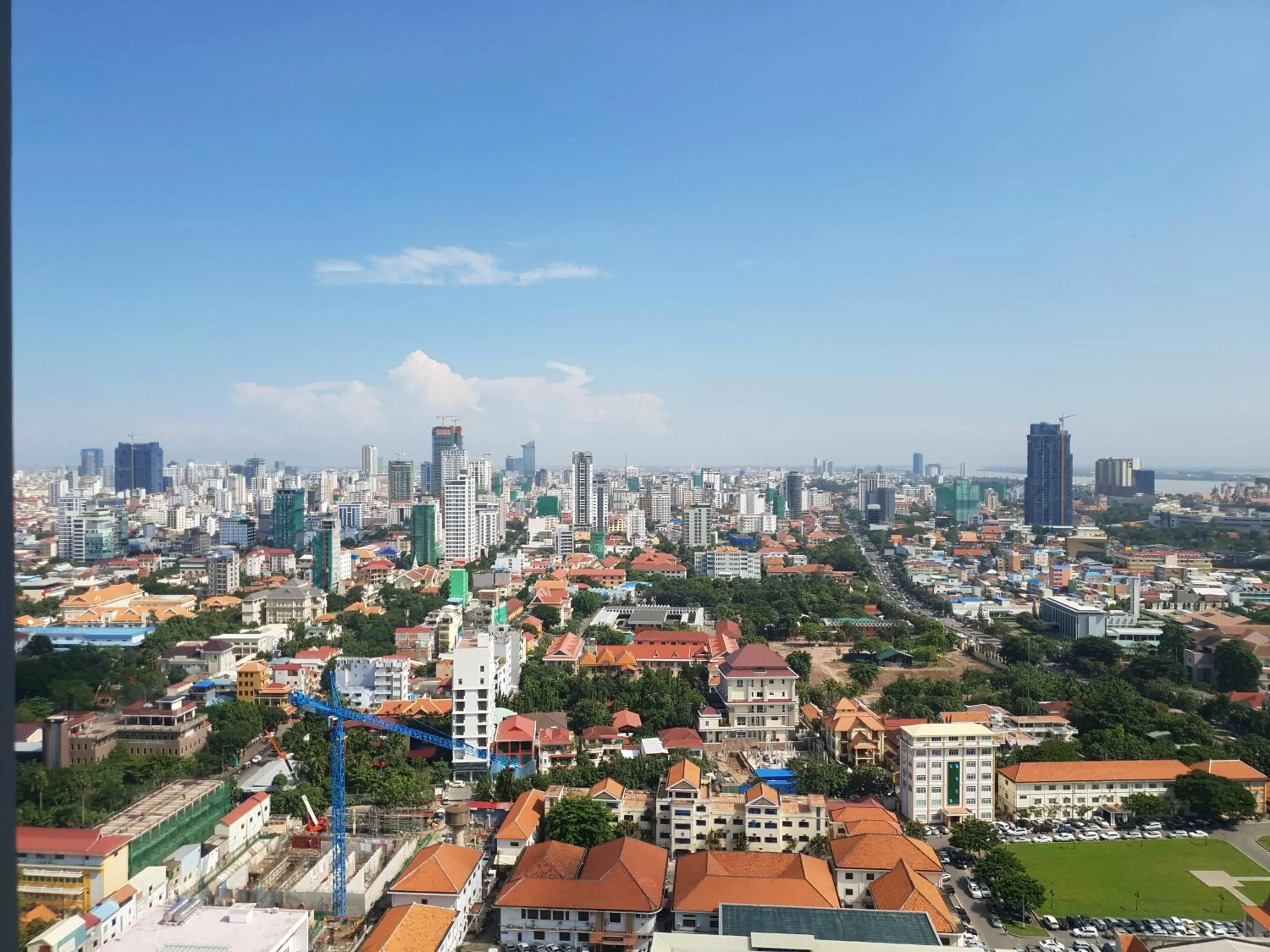 City view in Somerset Norodom Phnom Penh