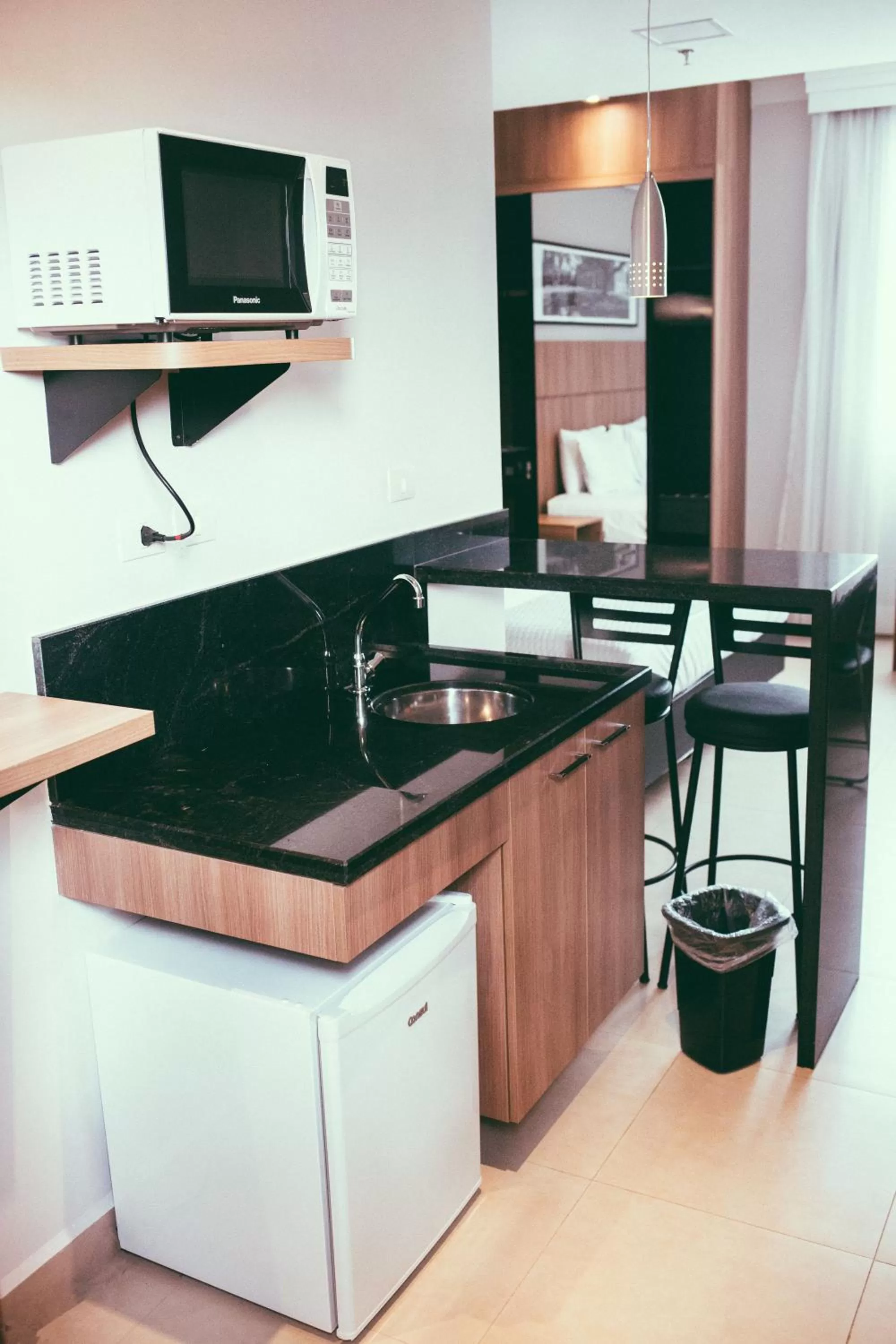 Communal kitchen in Occitano Apart Hotel