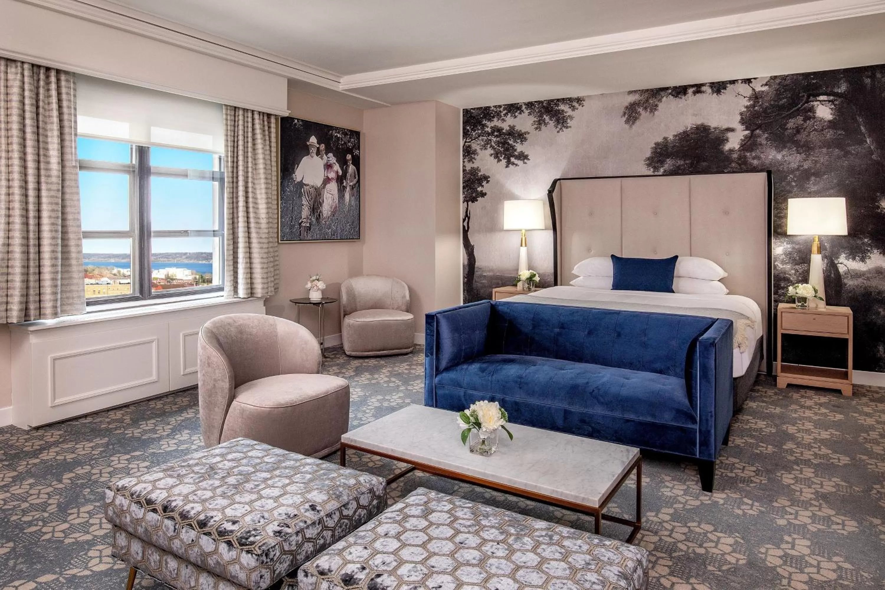 Bedroom, Bed in Peoria Marriott Pere Marquette