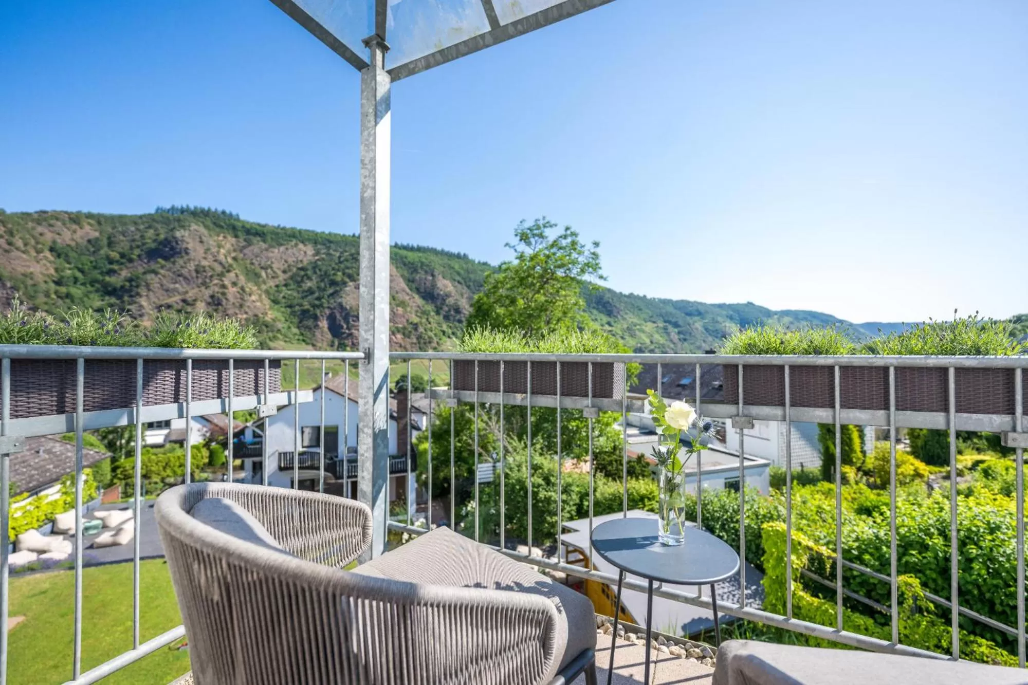 Balcony/Terrace in Moselromantik Hotel Kessler Meyer