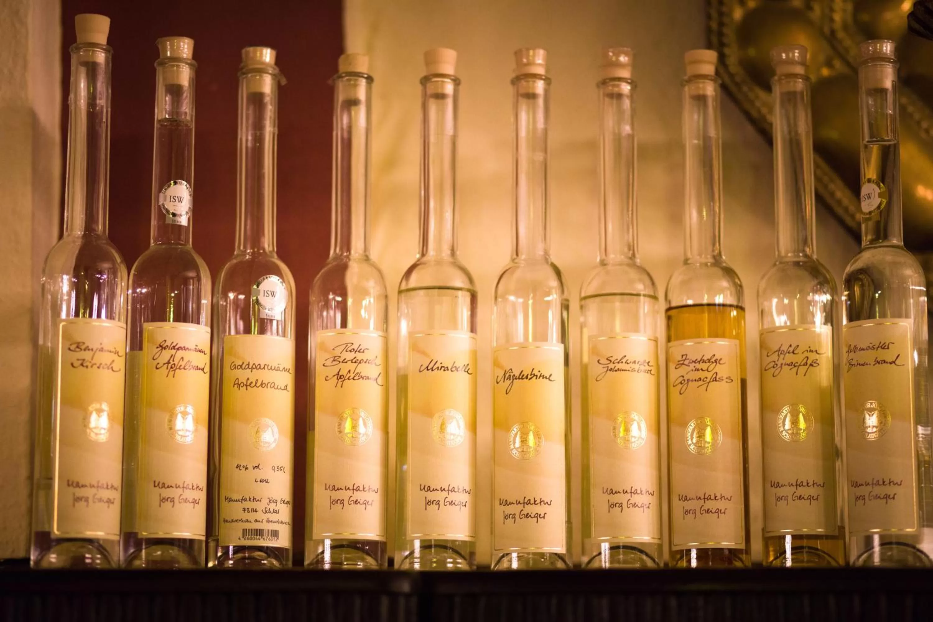 Alcoholic drinks in Hotel Pilgrimhaus