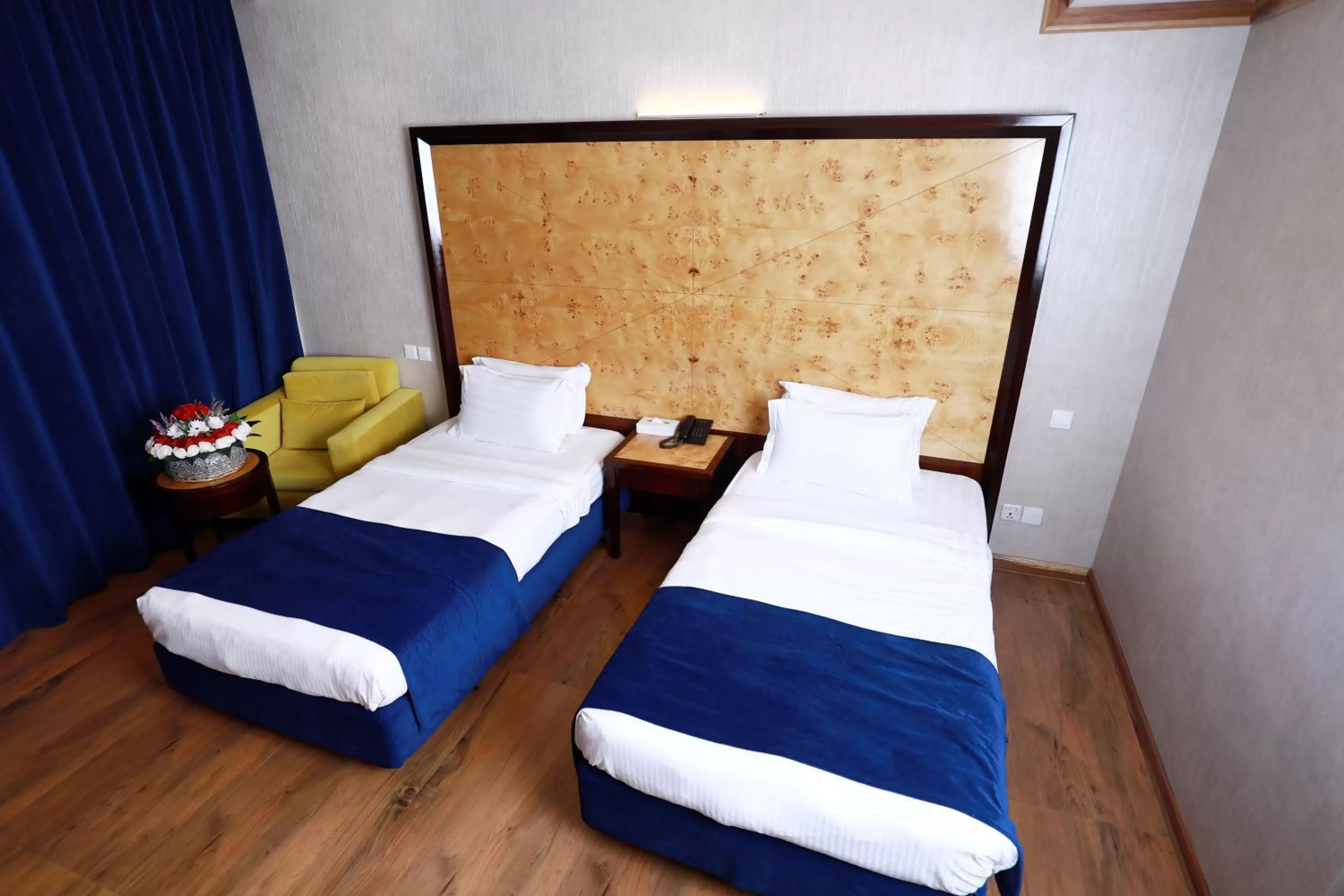 Bed in Hyatt Jeddah Continental Hotel