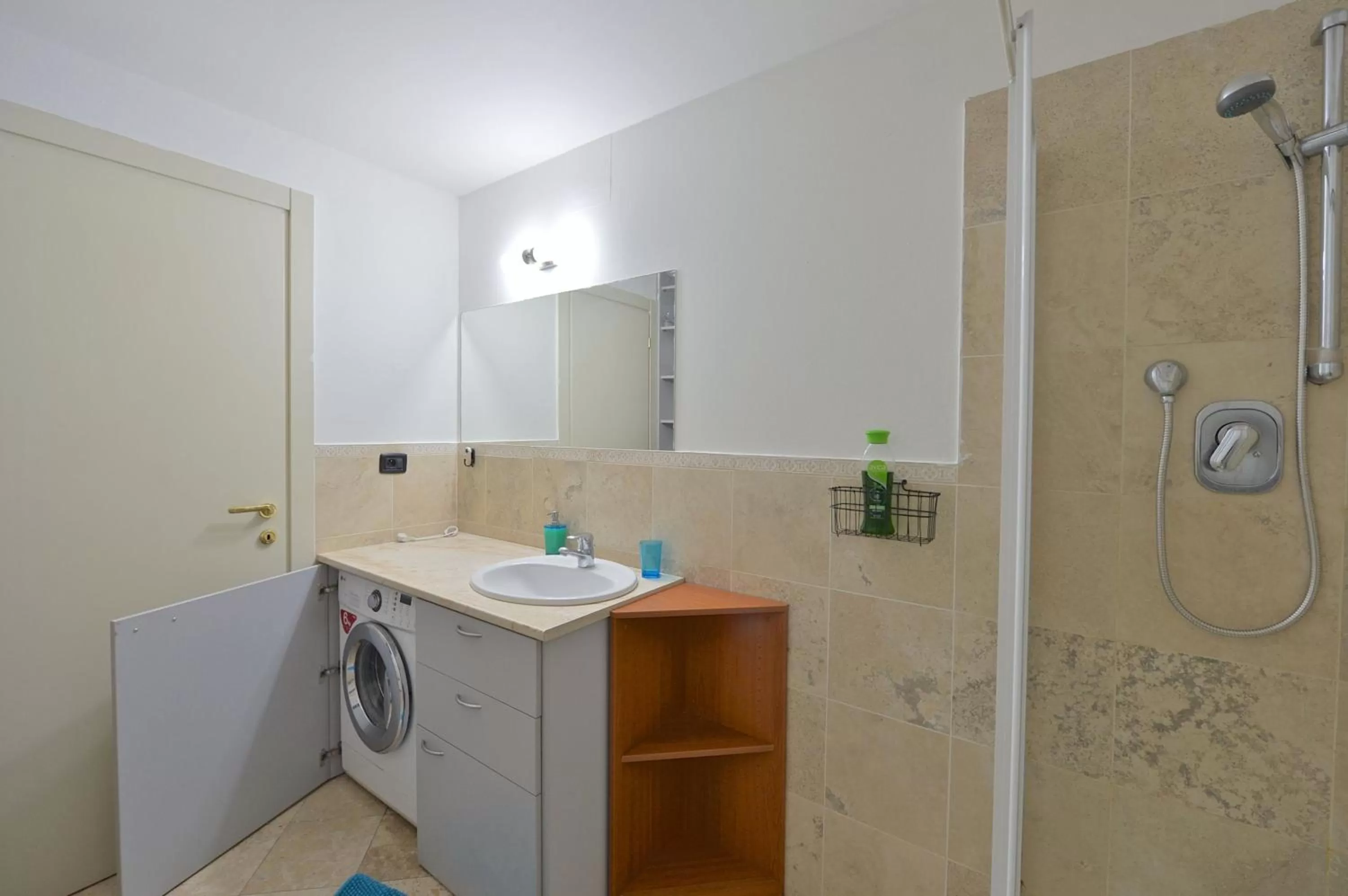 Shower, Bathroom in Legerova 33 Apartments