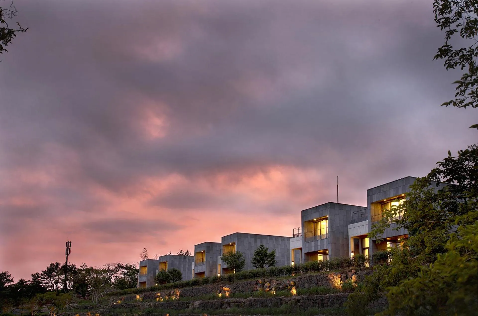 Property building in Lotte Resort Jeju Artvillas