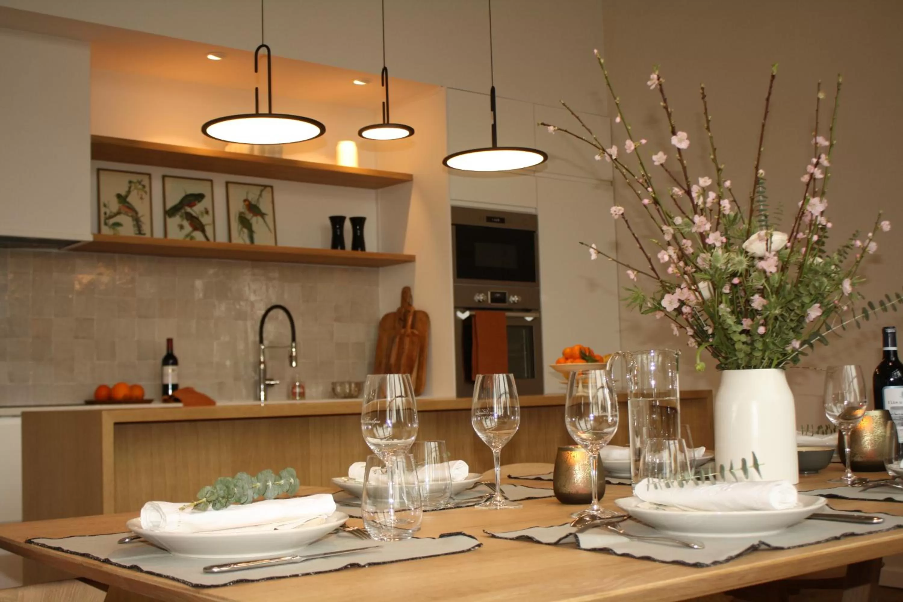 Communal kitchen in Château Bonalgue - Pomerol