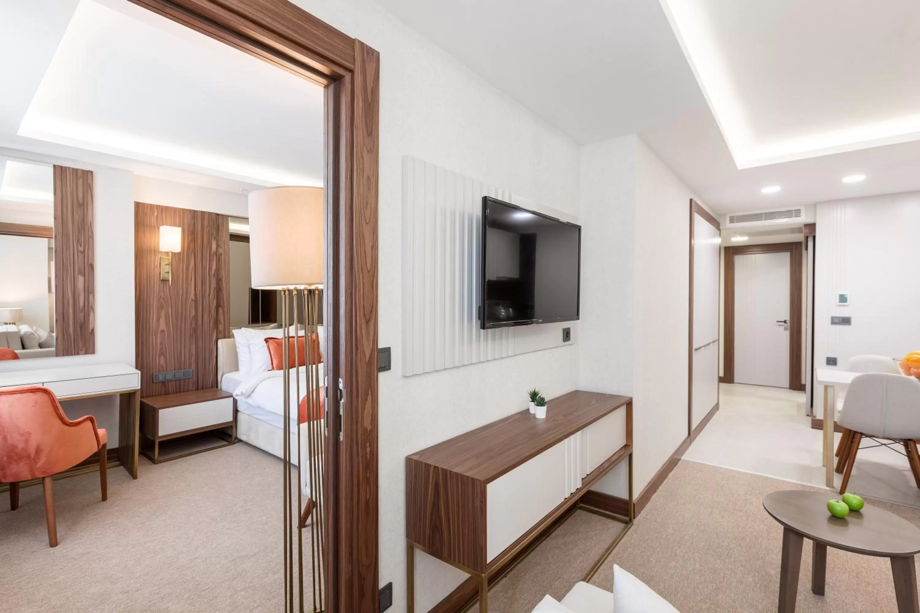 Communal lounge/ TV room in Sherry Suites Karaköy