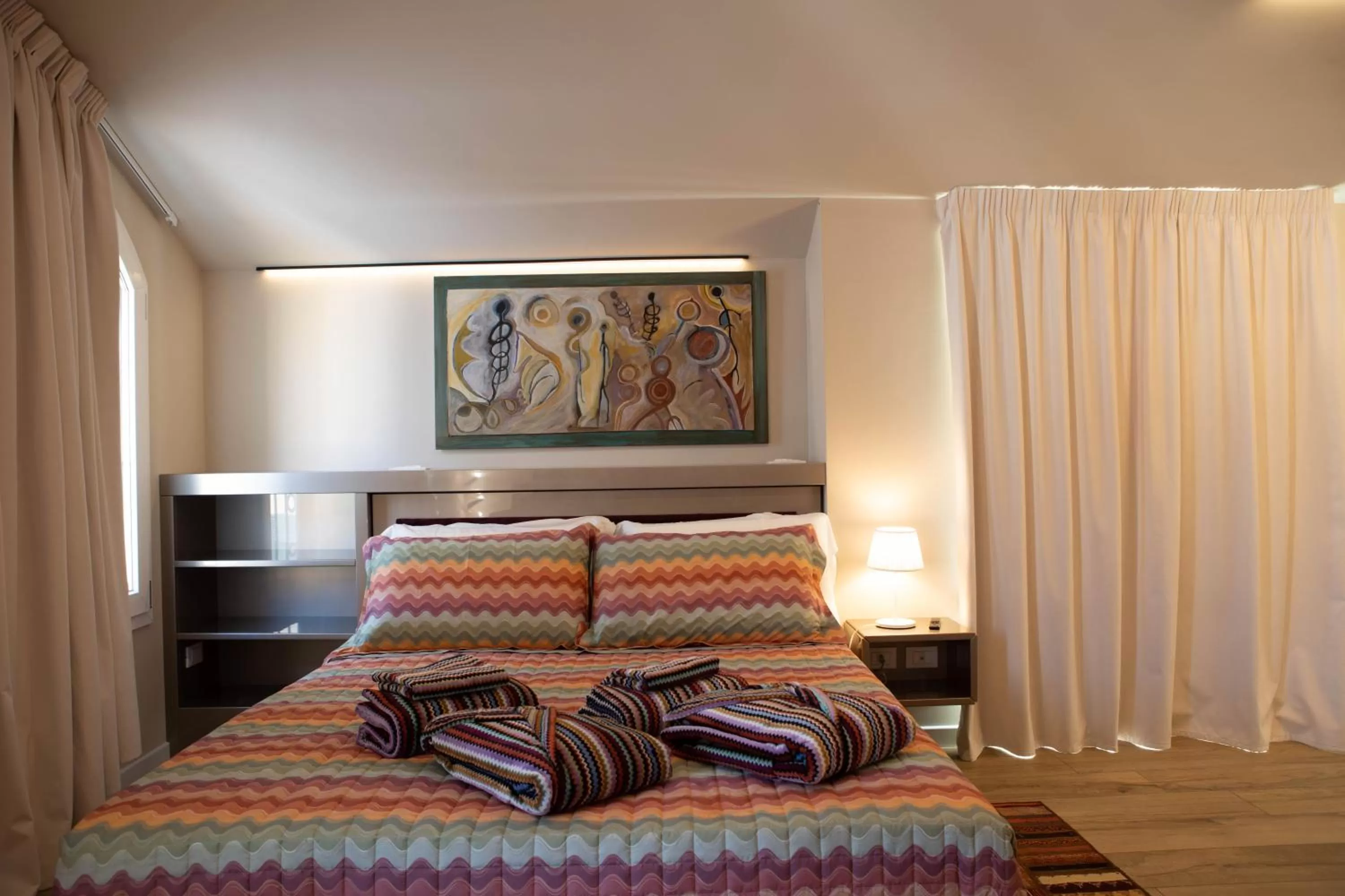 Bedroom, Bed in Vespasiani Suites