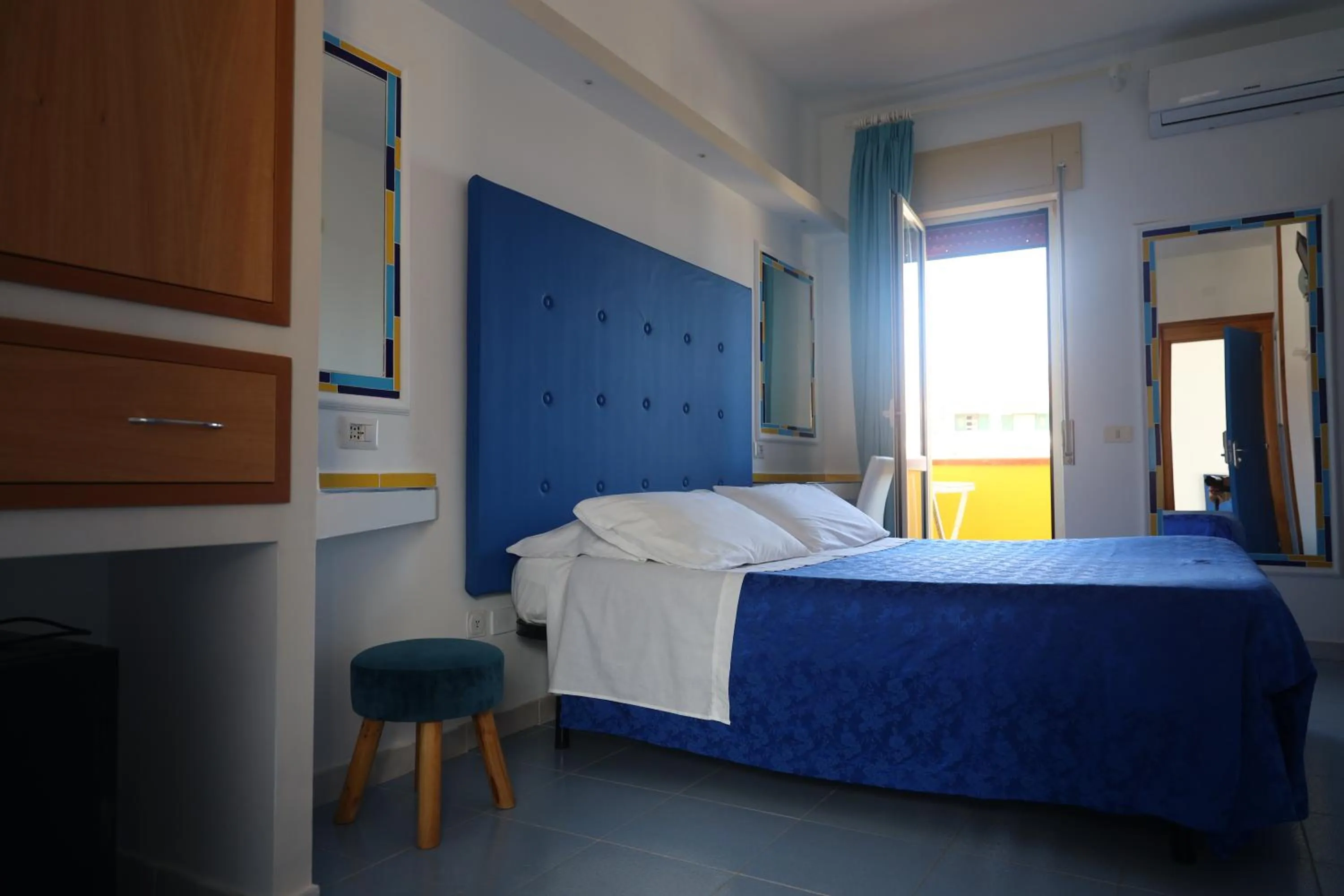 Bed in Hotel Cristina