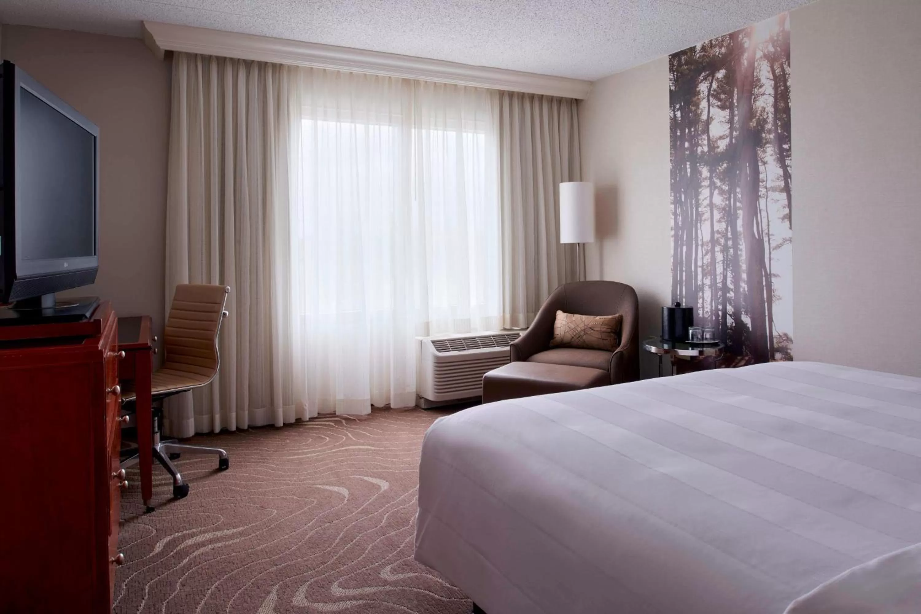 King or Double Room with Concierge Lounge Access in Detroit Metro Airport Marriott
