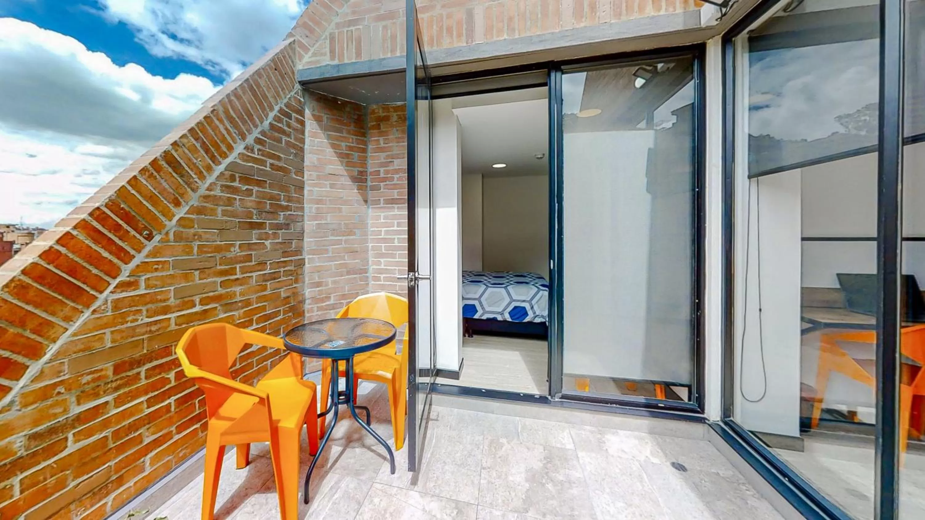 Balcony/Terrace, Bed in Terrazas