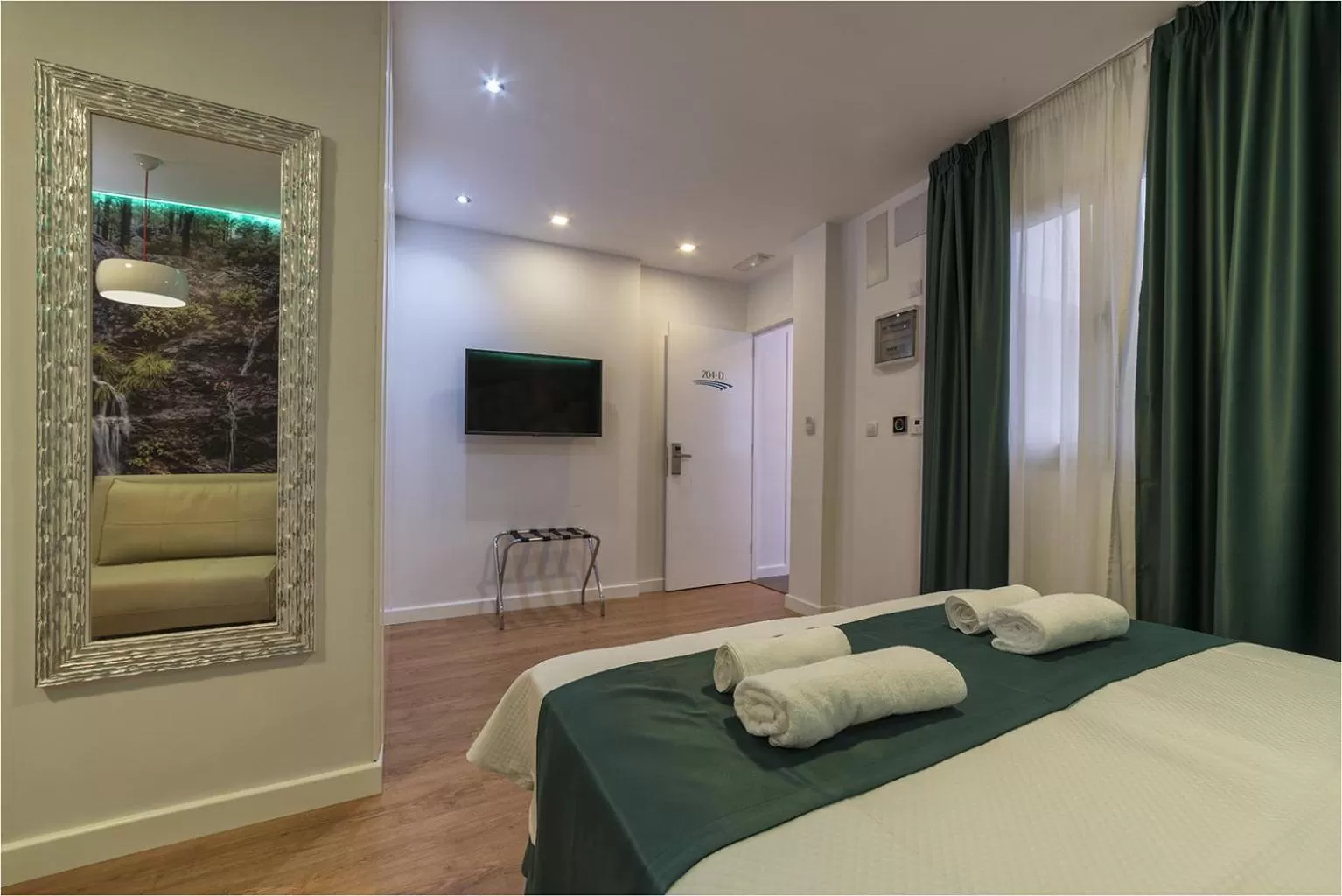 Bed in Hotel Ciudad del Mar