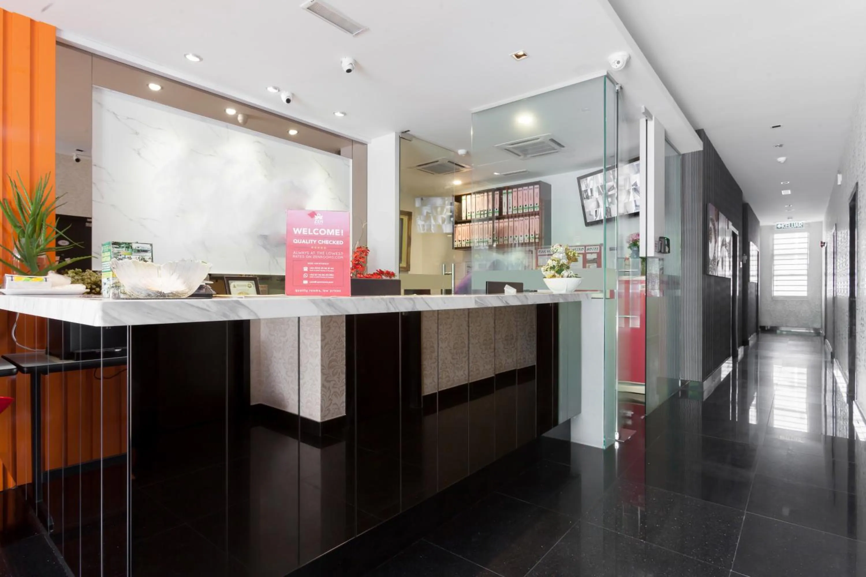 Lobby or reception in D'Metro Hotel