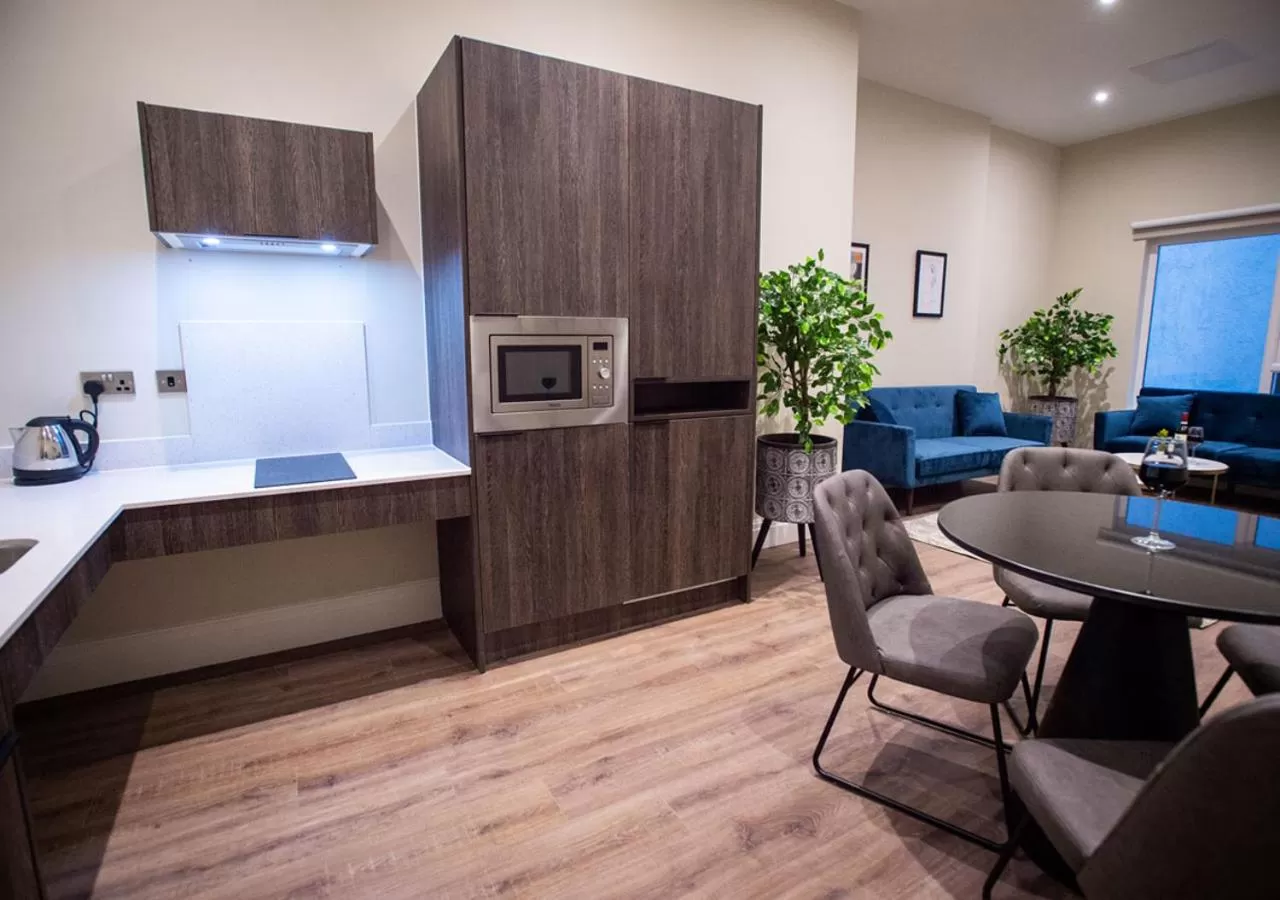 Kitchen or kitchenette in The Gresham Aparthotel