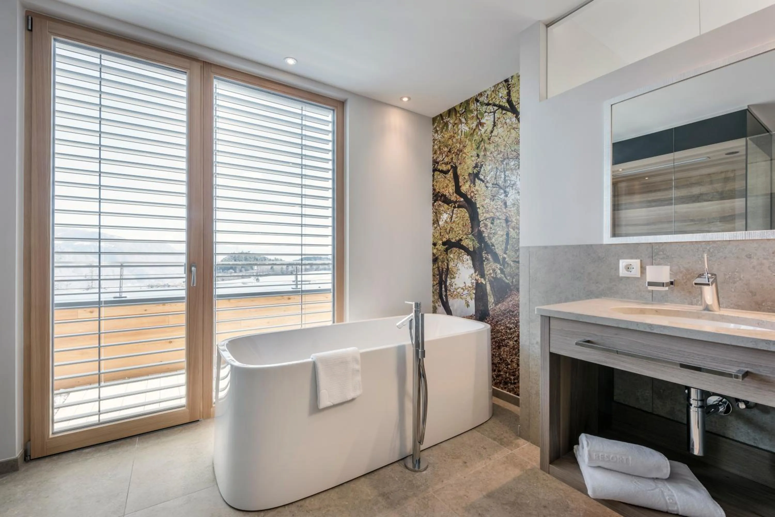 Bathroom in ALPIANA - green luxury Dolce Vita Hotel