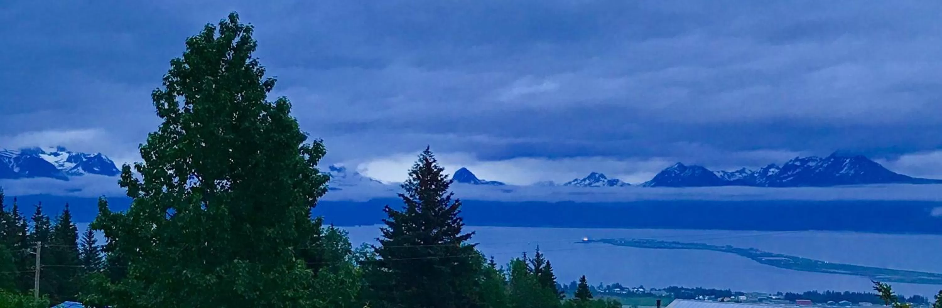 Landmark view, Winter in Halcyon Heights B&B/Inn