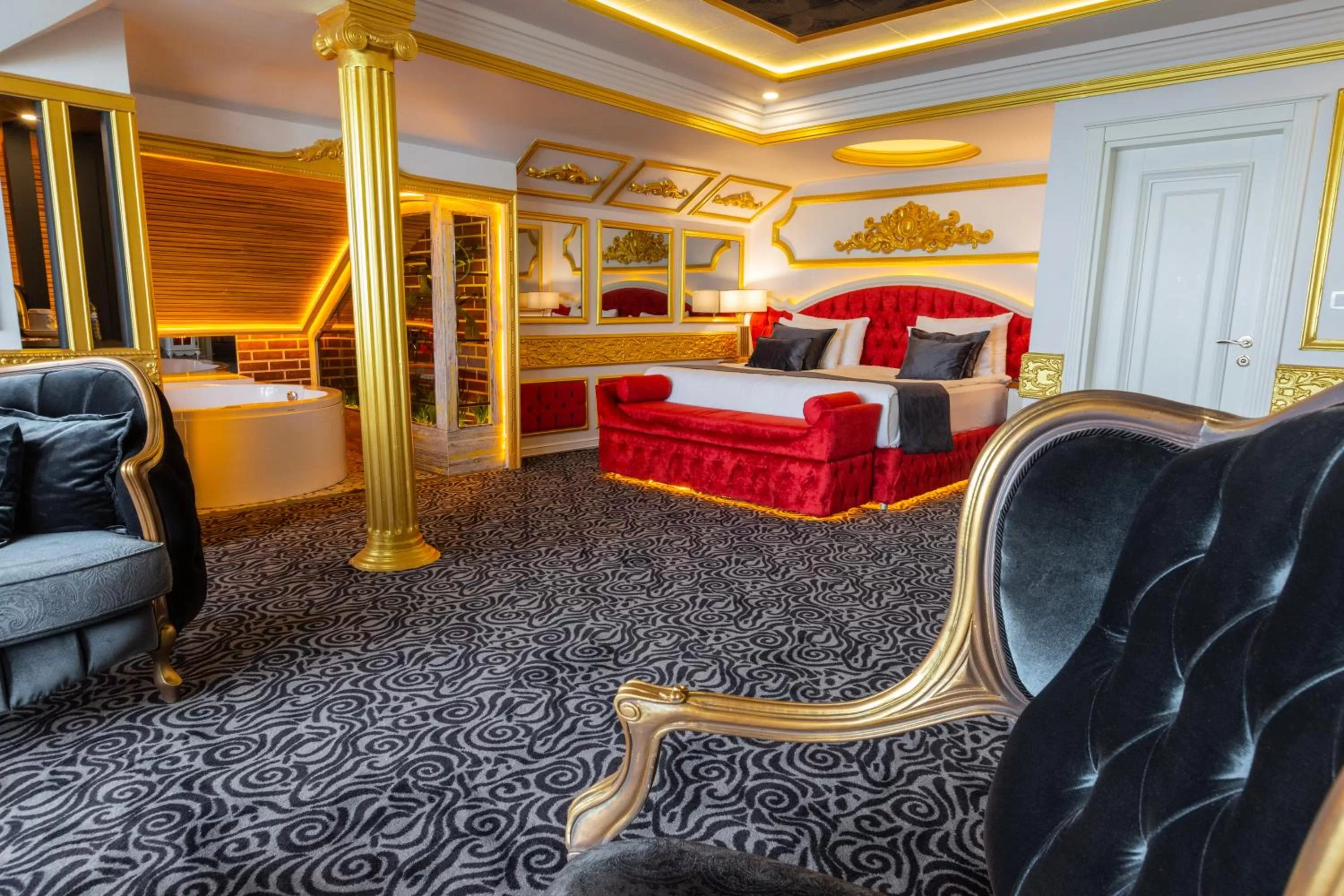 Bed in Andalouse Otel