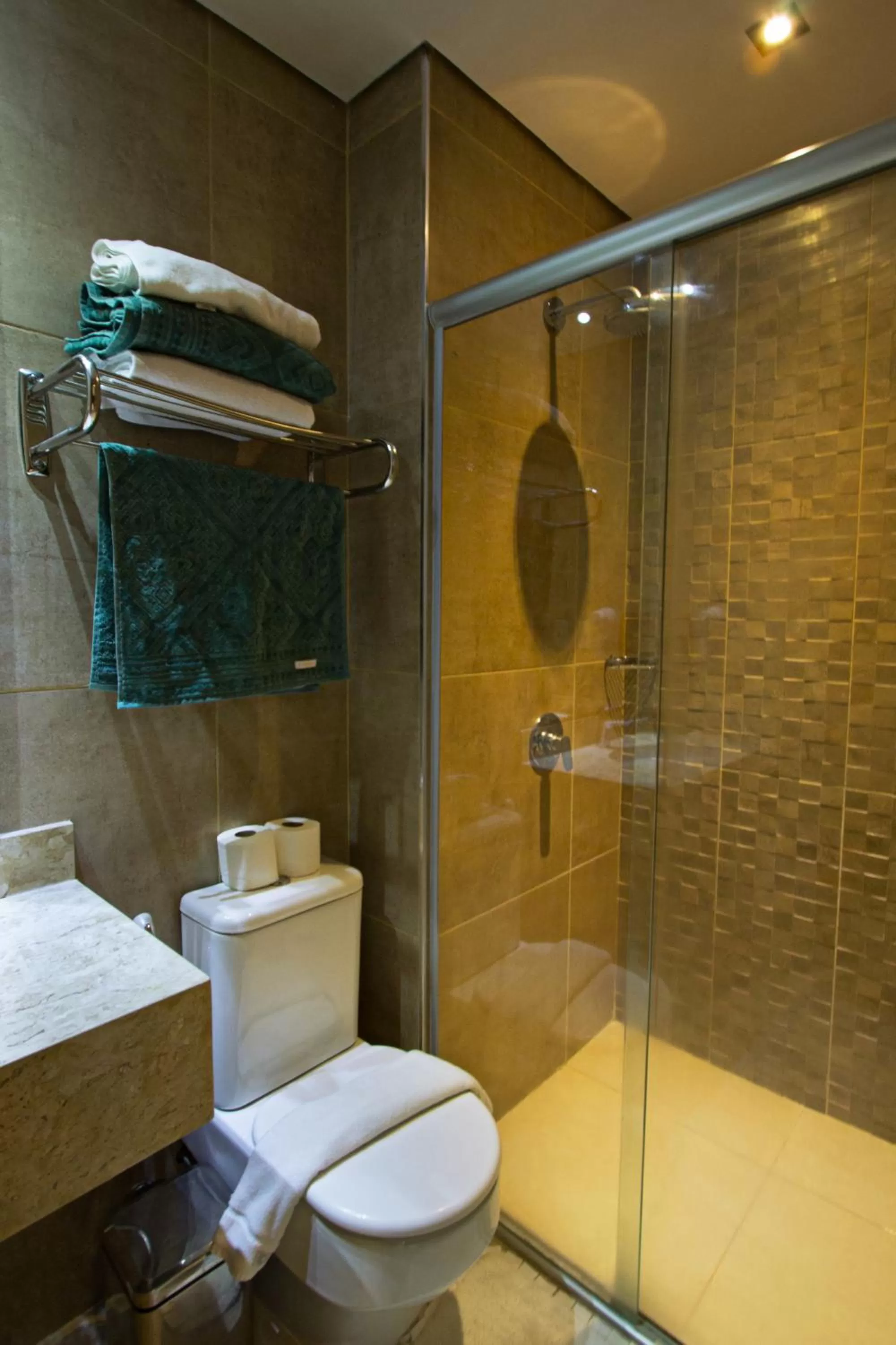 Shower in Hotel Le Pelican