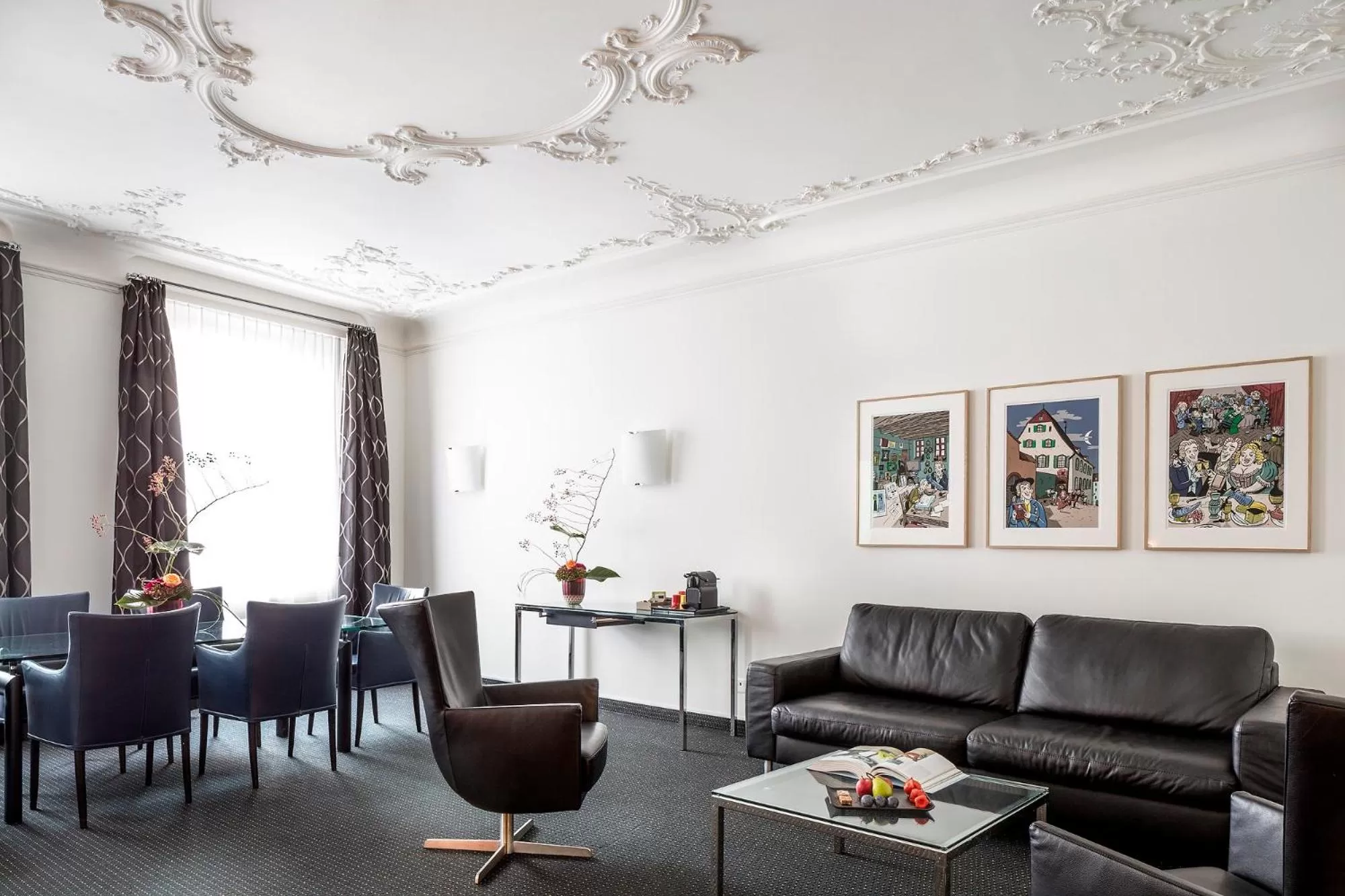 Living room, Seating Area in Hotel Basel - Da wohnen, wo Basel lebt!