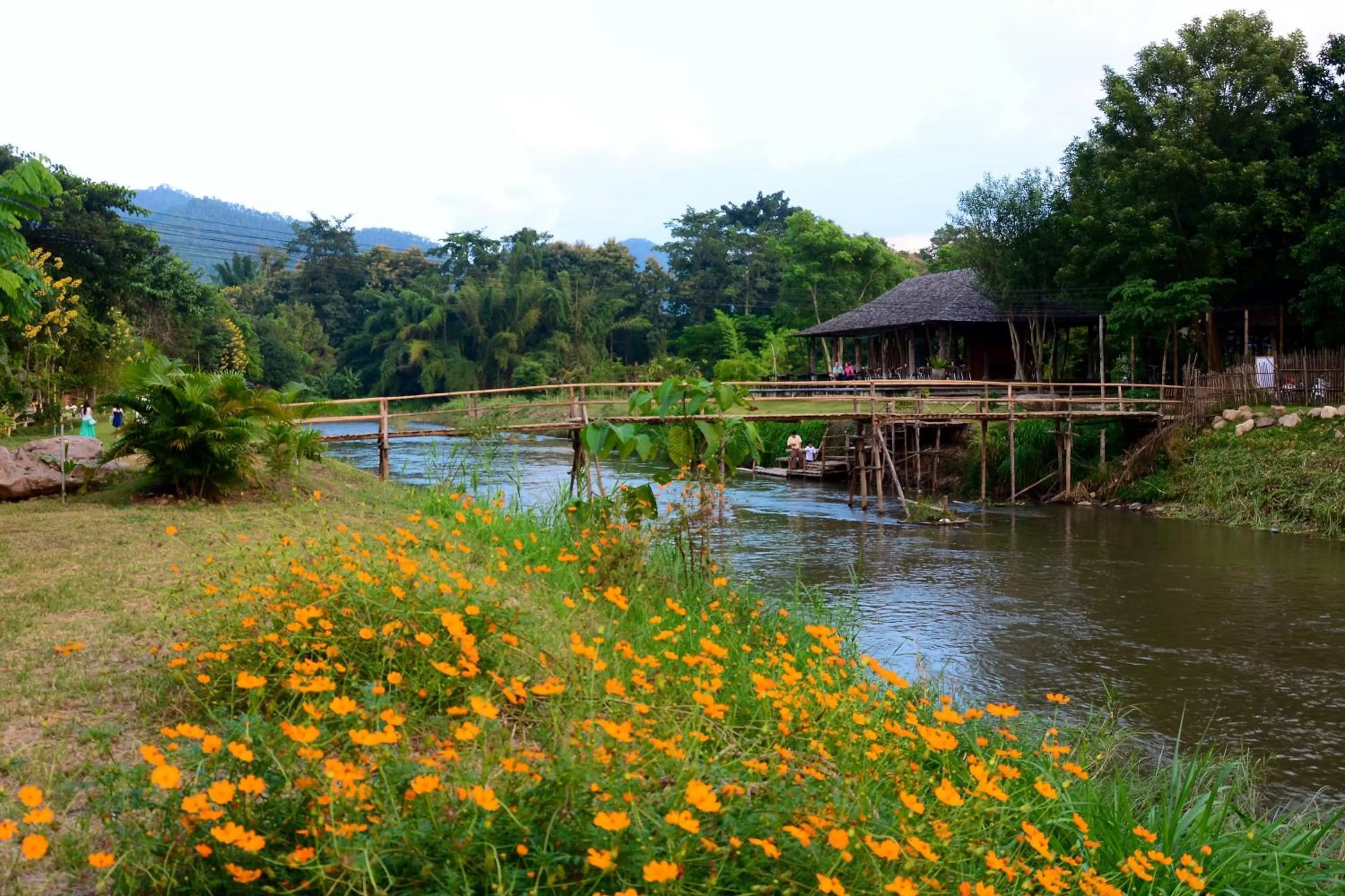 Facade/entrance in Pai Loess Resort