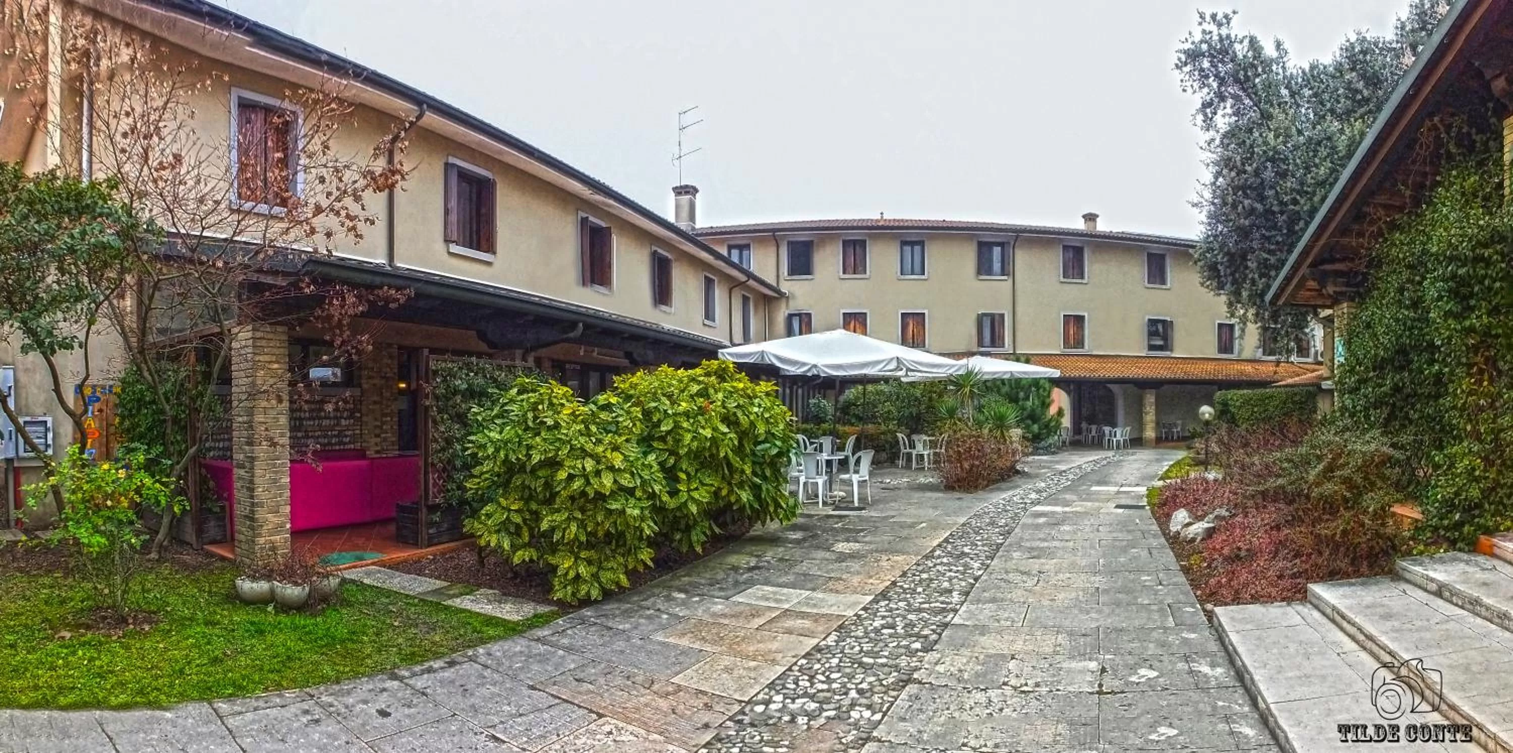 Patio in Hotel Al Posta
