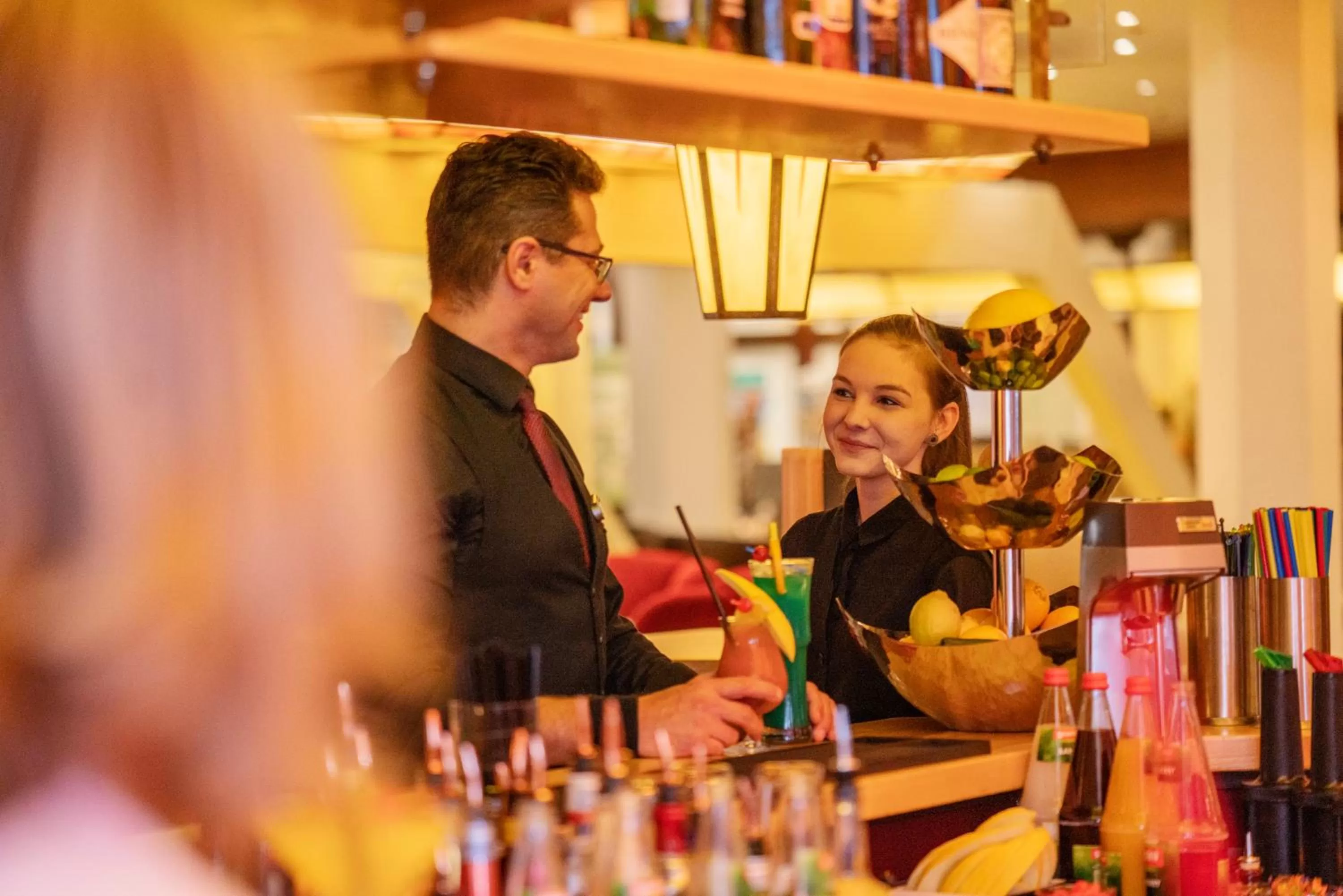 Lounge or bar in Hotel Vier Jahreszeiten am Schluchsee