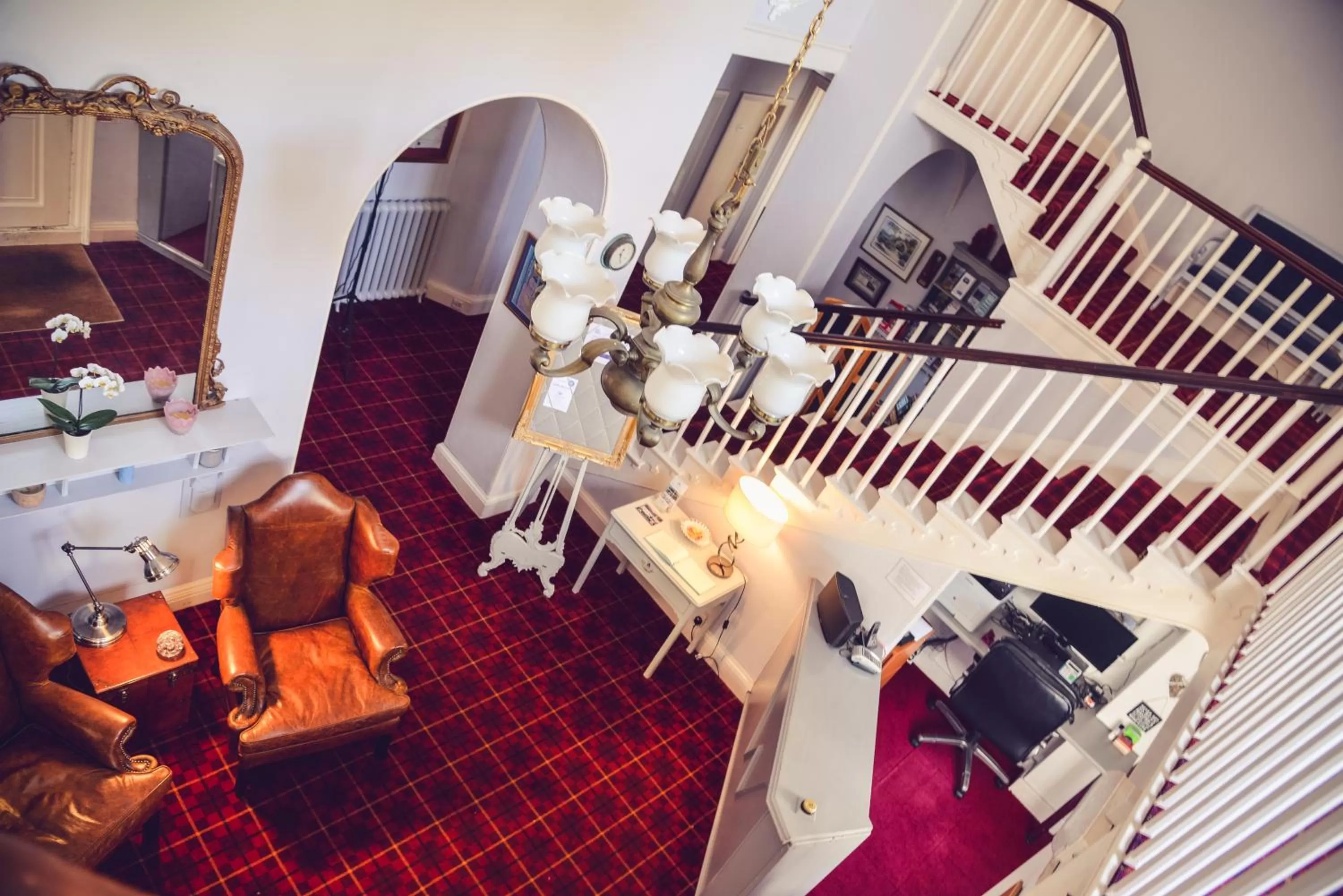 Lobby or reception in The Woodlands Hotel