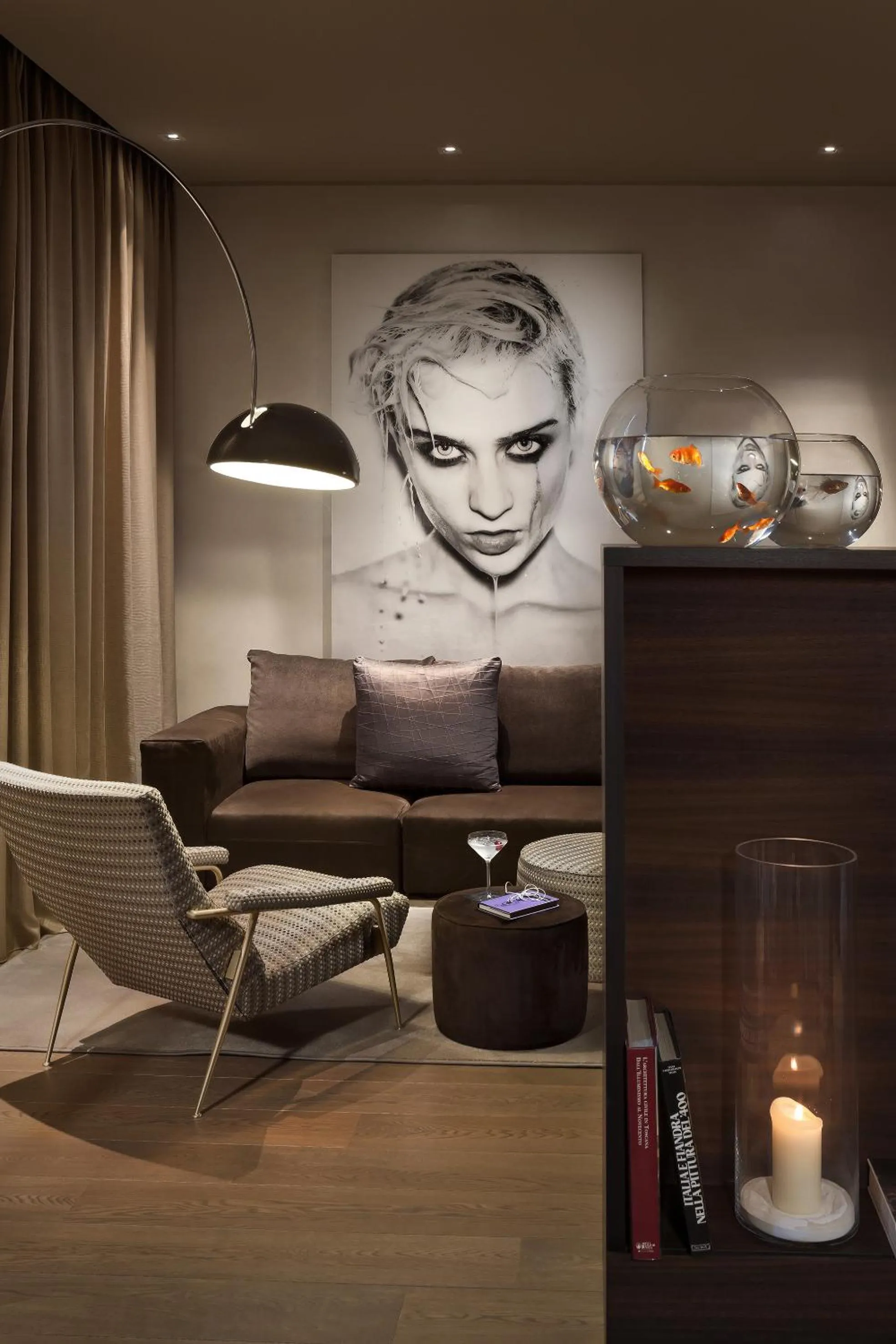 Decorative detail in ME Milan Il Duca