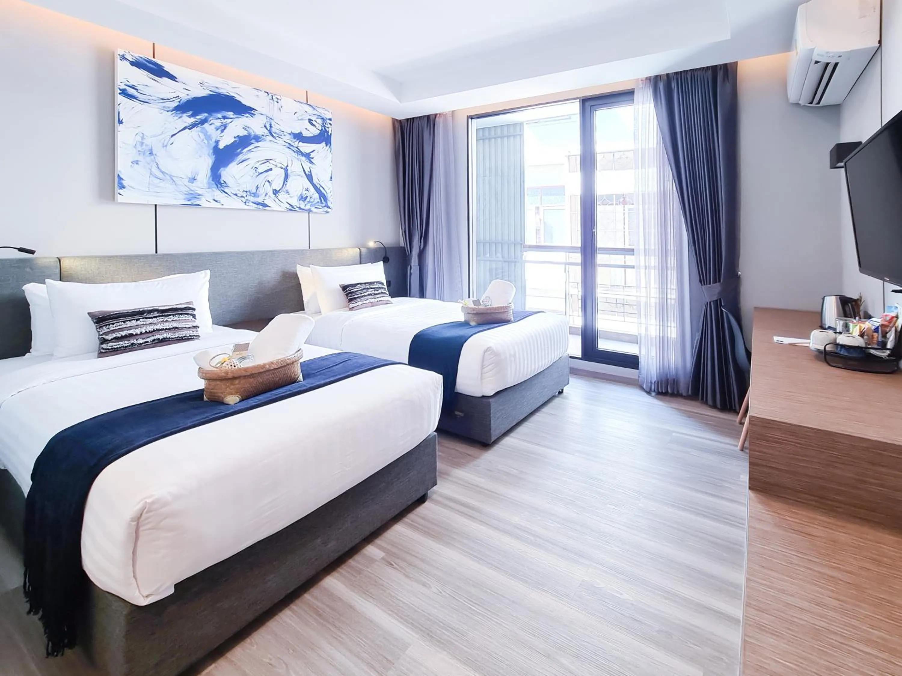 Bed in SOVA Hotel Bangkok