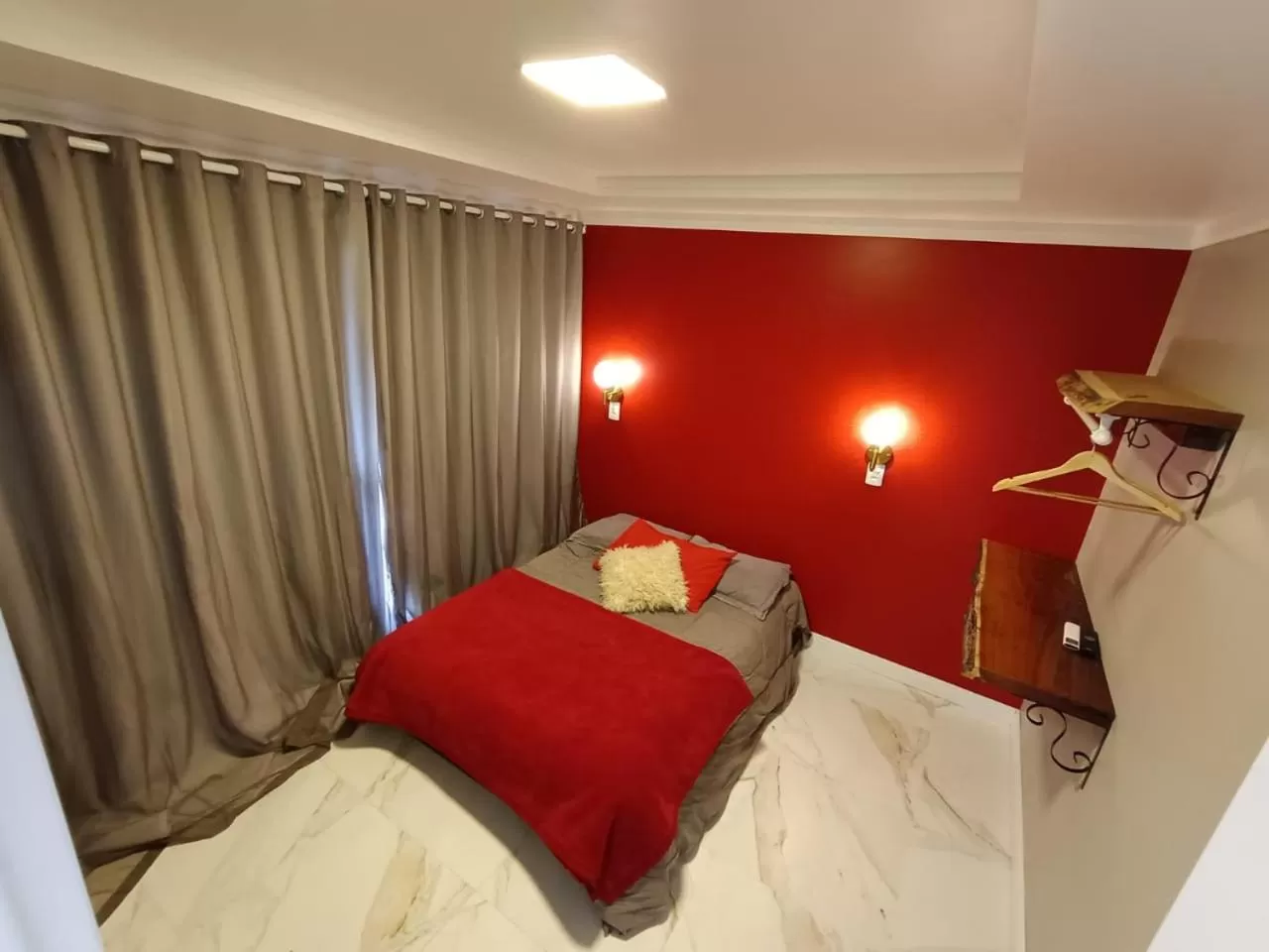 Bed in Pousada Doce Lar