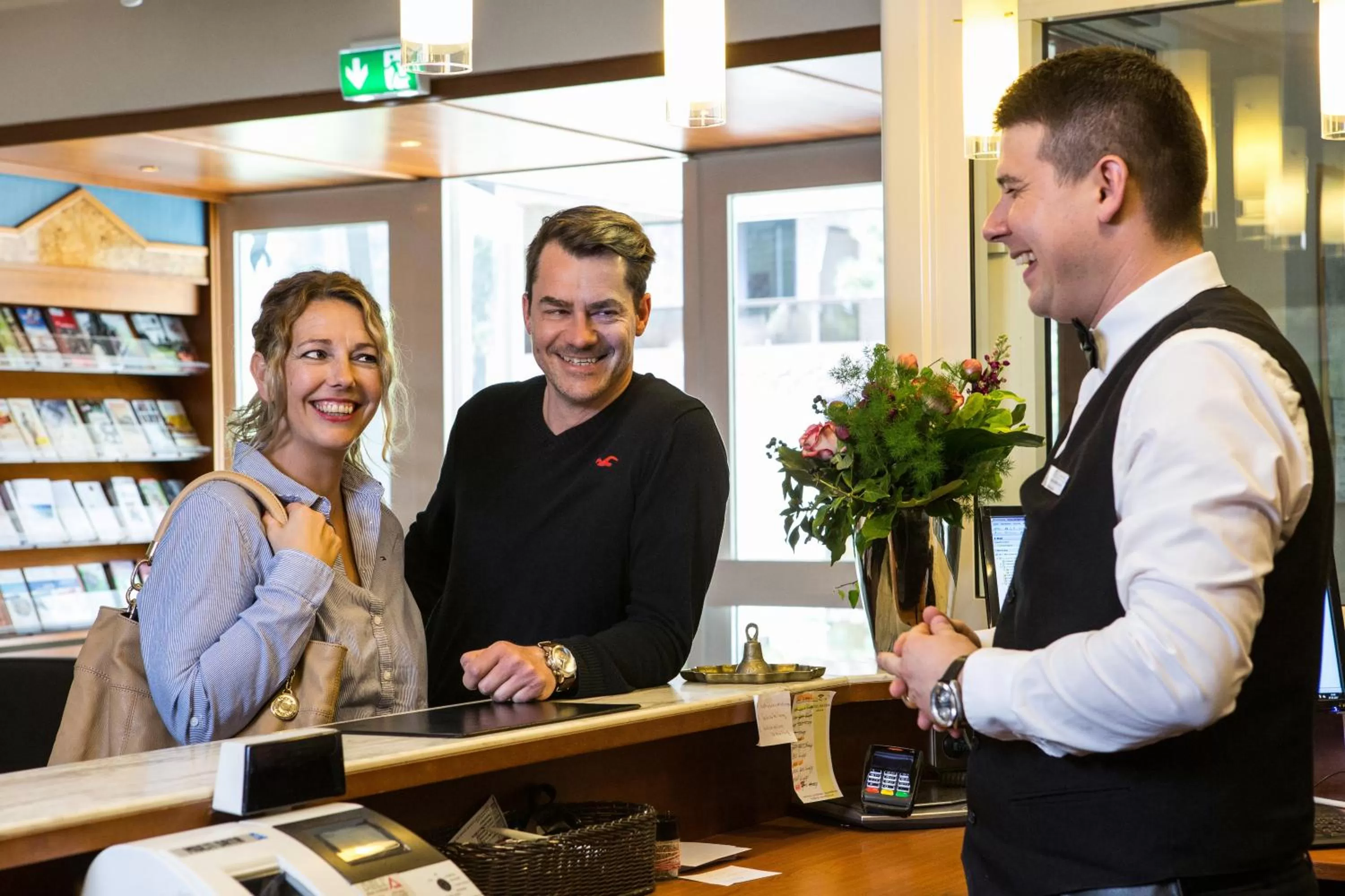 Lobby or reception in VitalHotel Ascona