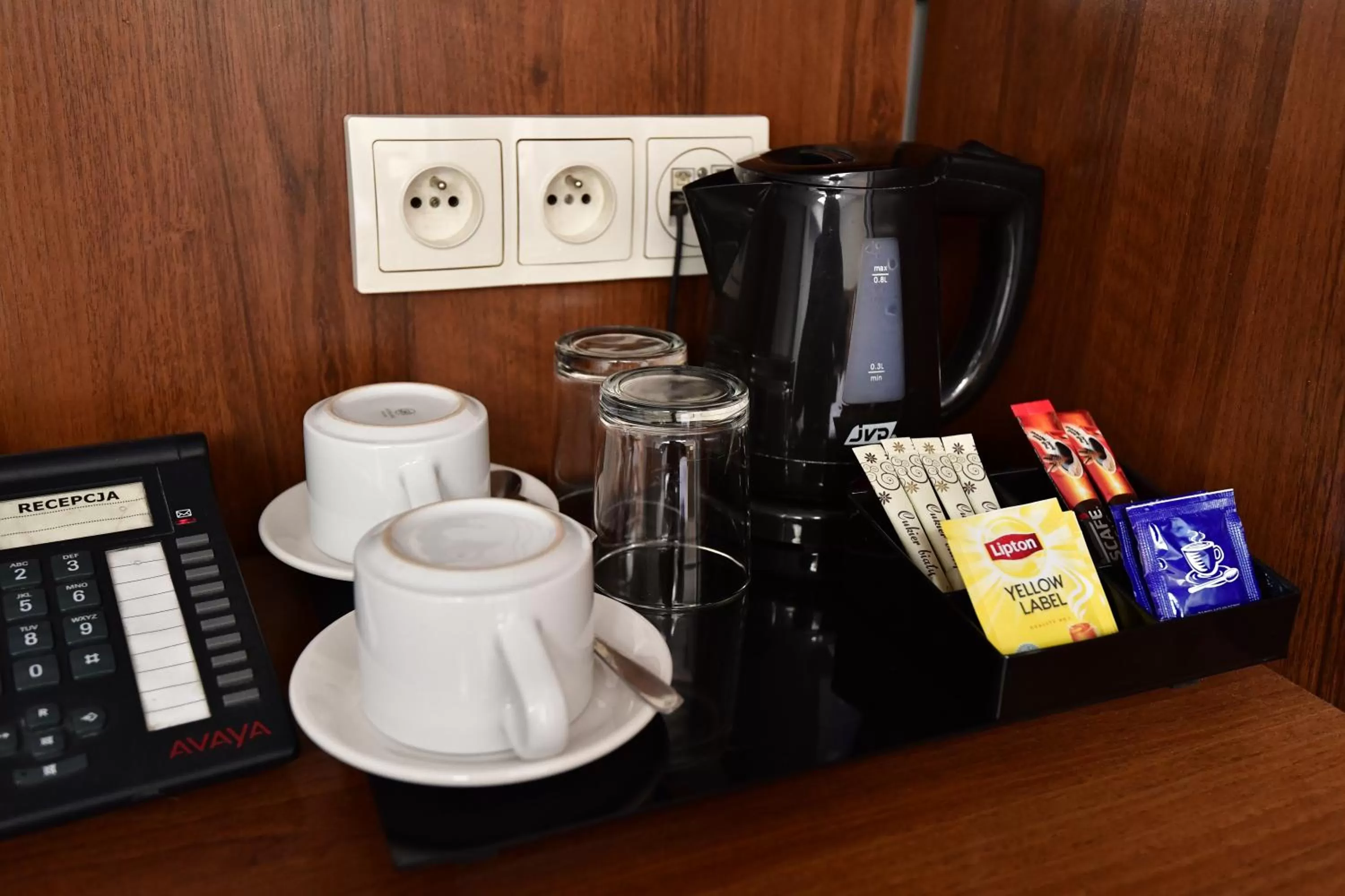 Coffee/tea facilities in Hotel Downtown Kraków