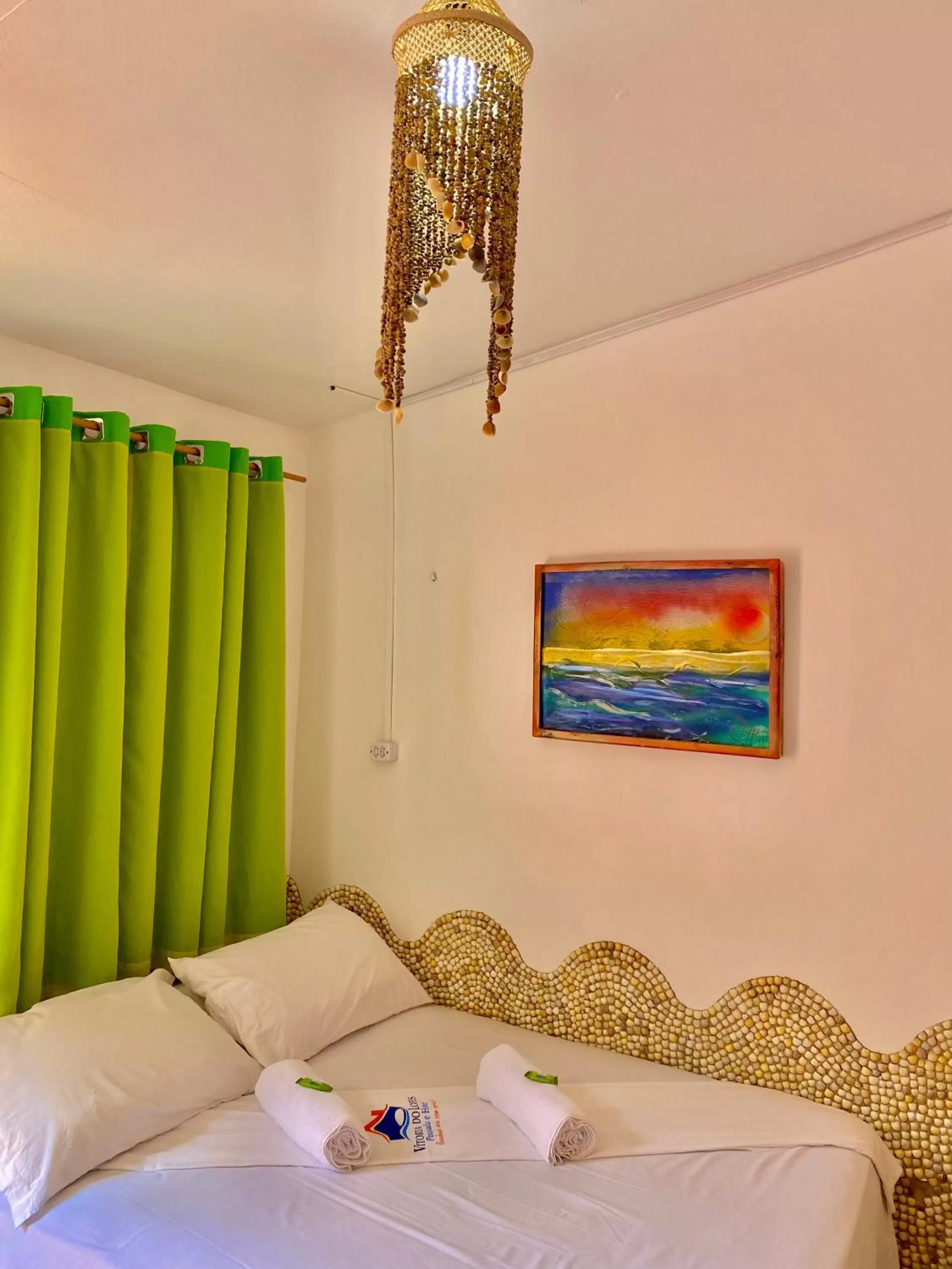 Bed in Pousada Vitória do Lopes