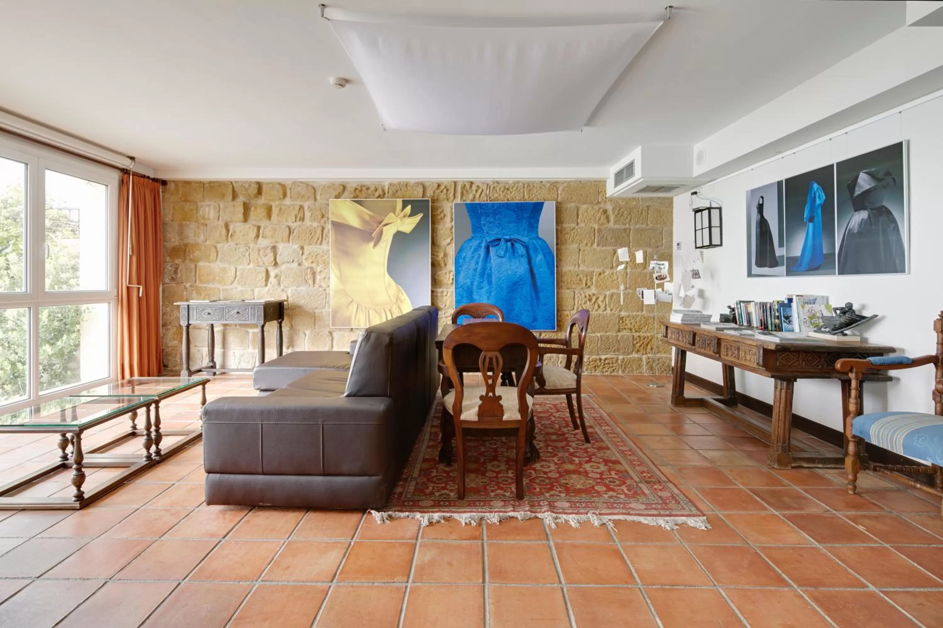 Living room in Saiaz Getaria Hotela