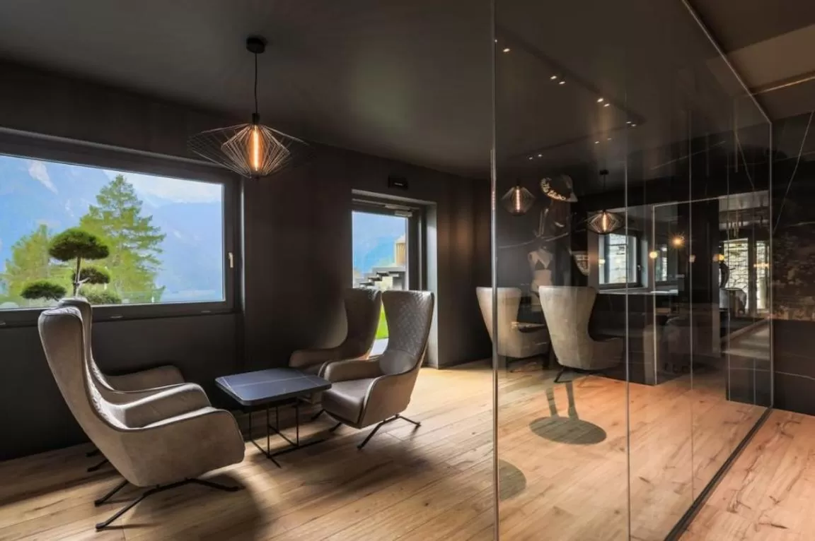 Lobby or reception in Hotel Chalet Al Foss - Adults Only