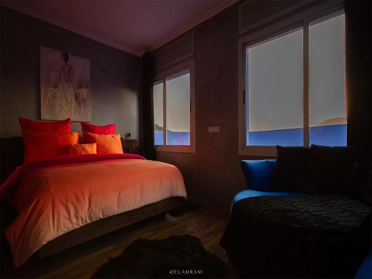 Bed in Hôtel ZIRYAB