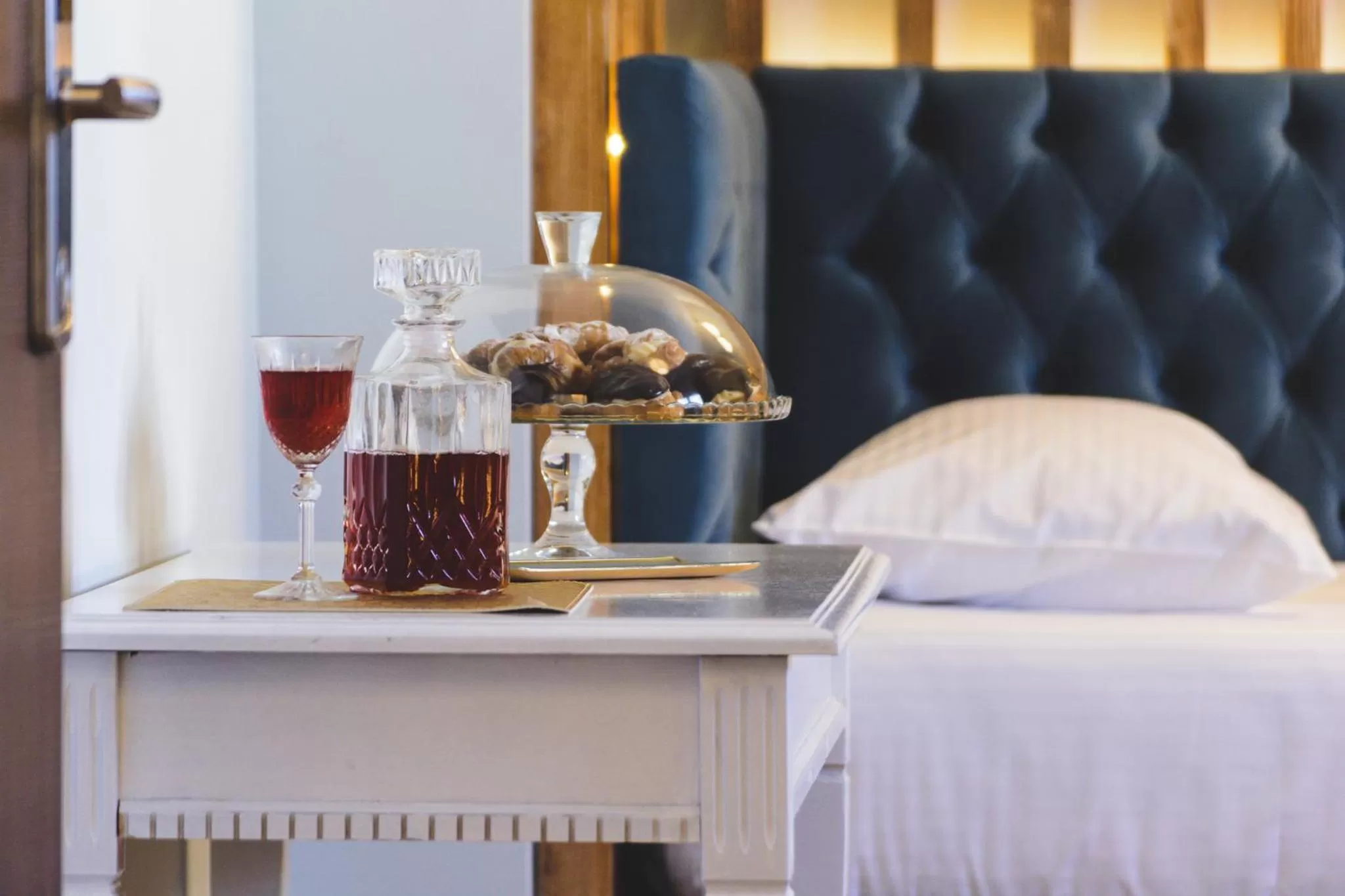 Drinks, Bed in Dome Rooms Downtown