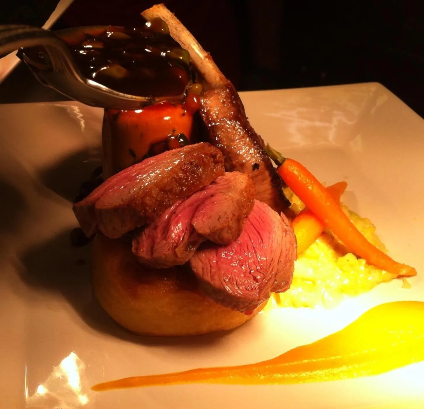 Food close-up in The Lilly Restaurant With Rooms