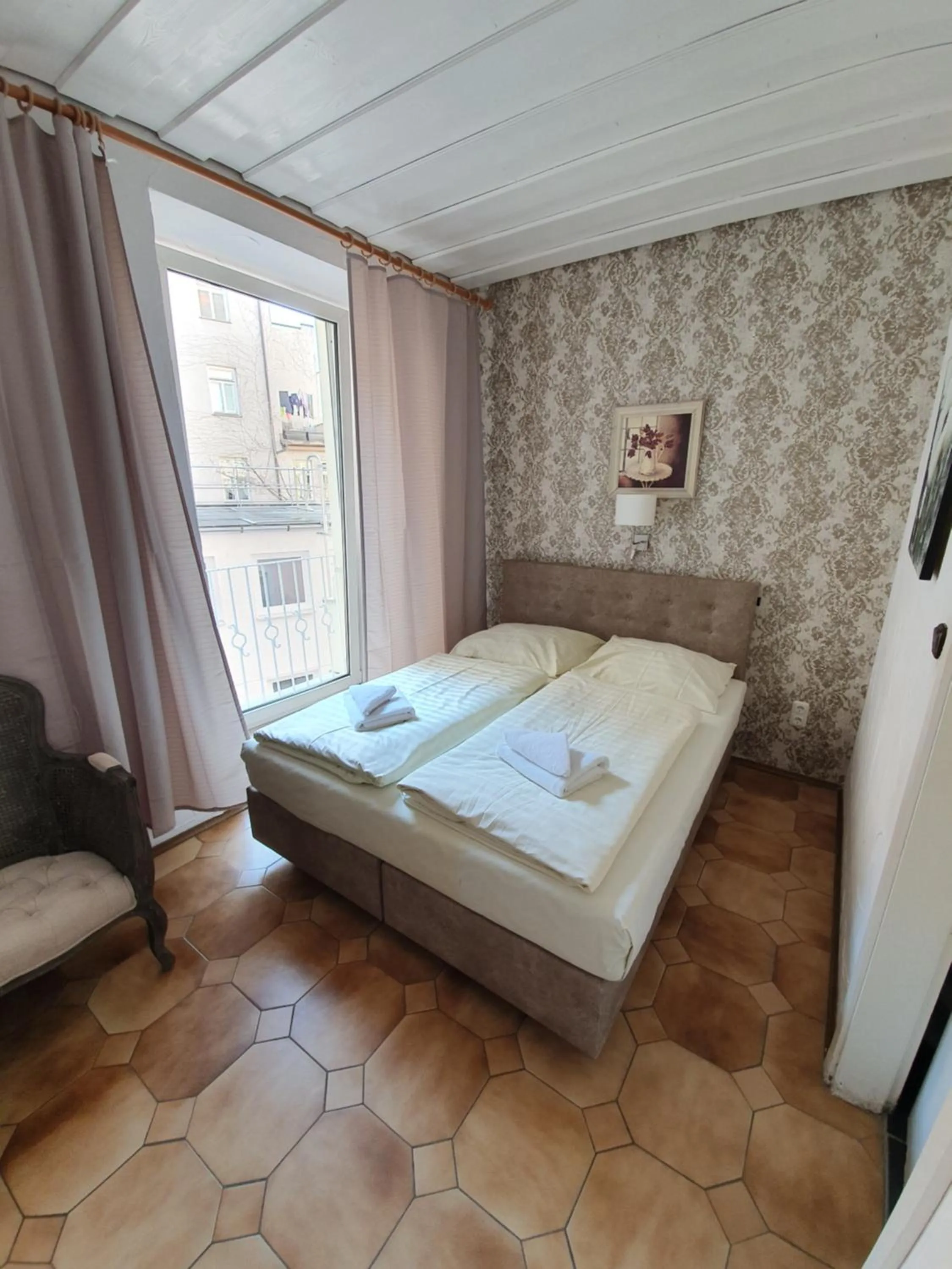 Bed in Pension Seibel