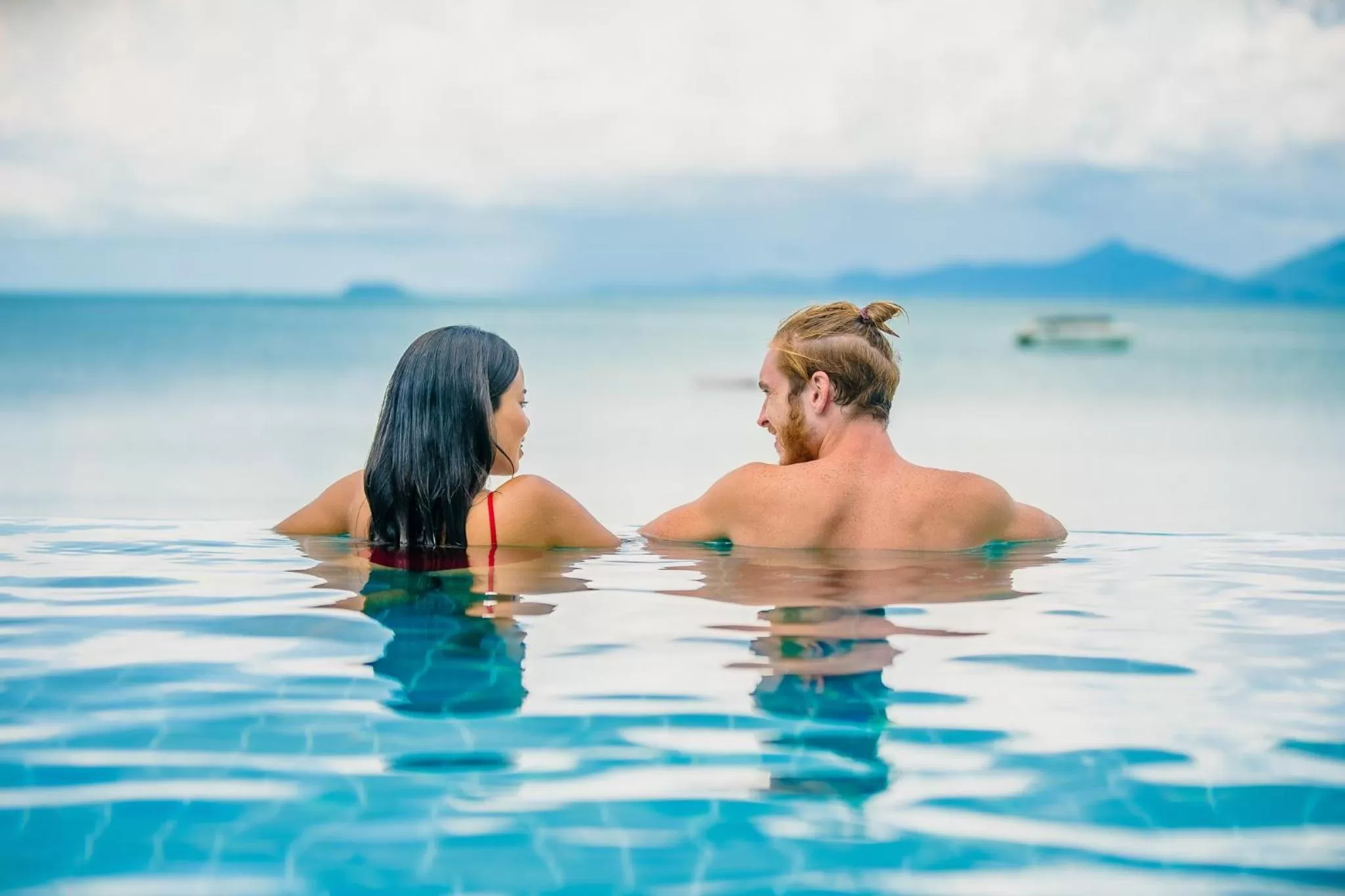Swimming pool in The Privilege Hotel Ezra Beach Club