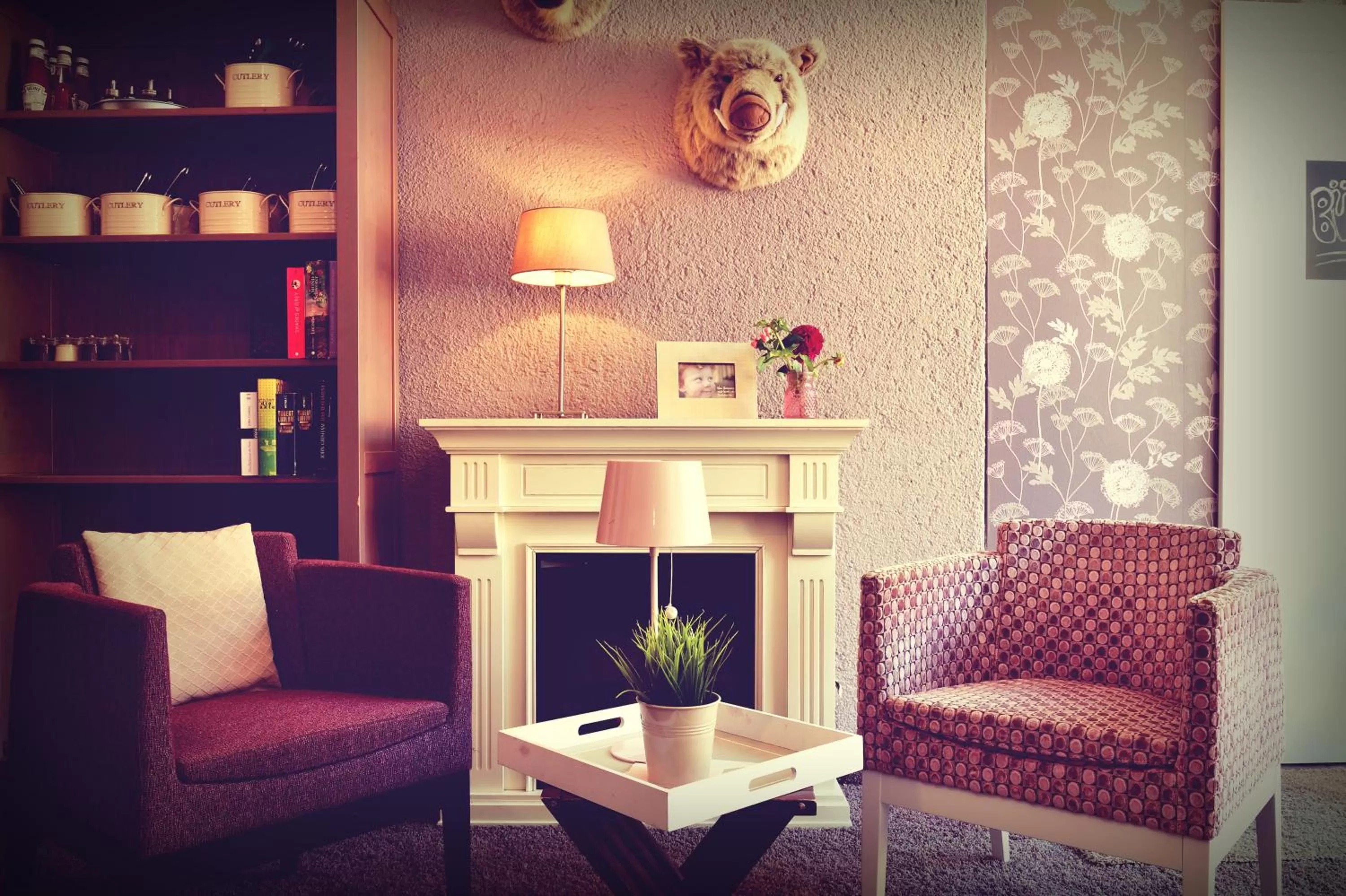 Communal lounge/ TV room in Hotel Nagel