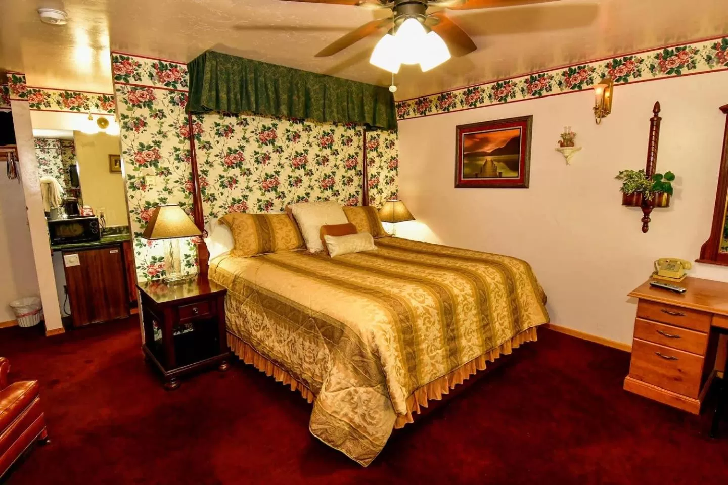 Bed in Black Forest Lodge