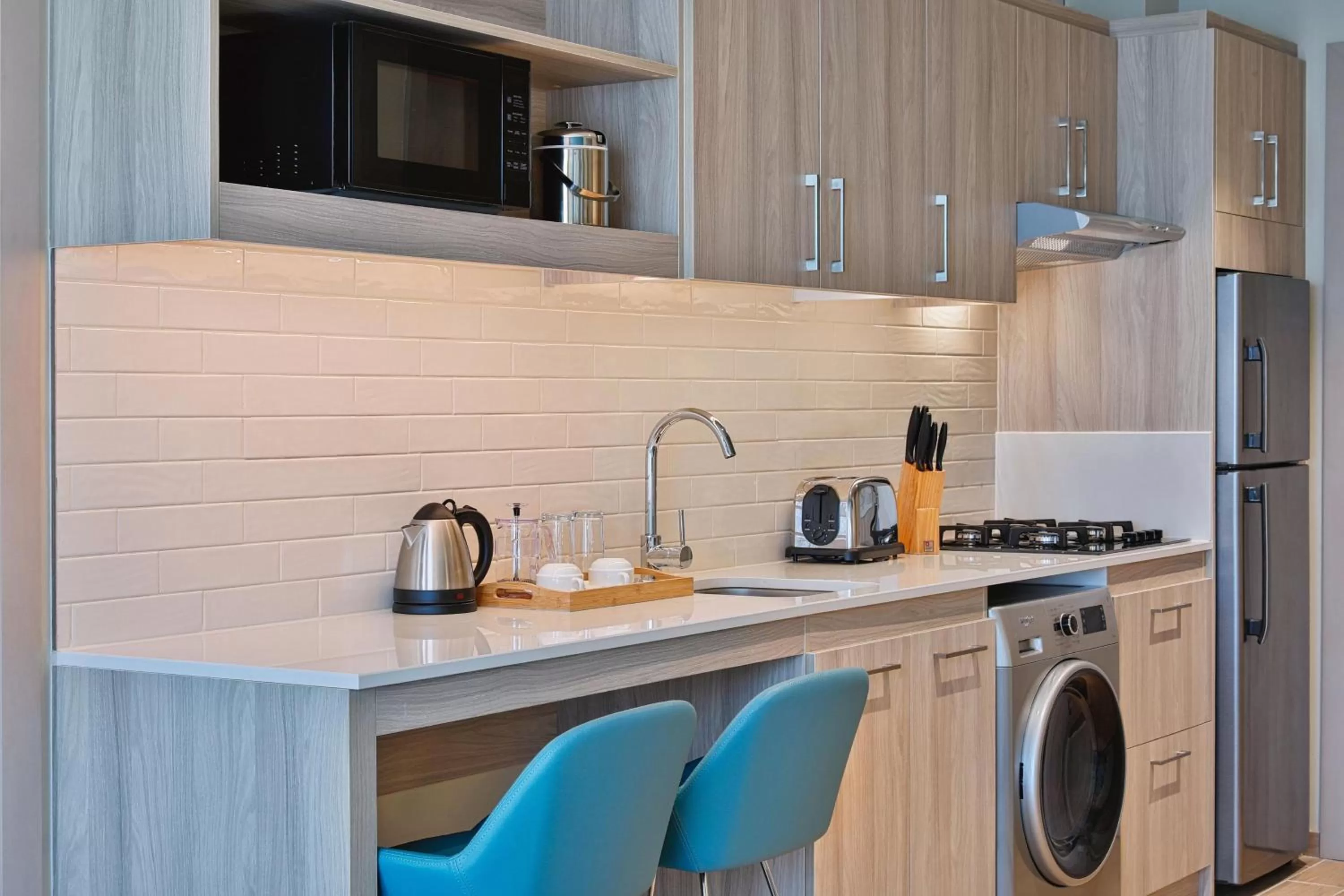 Kitchen or kitchenette in Element Al Jaddaf, Dubai